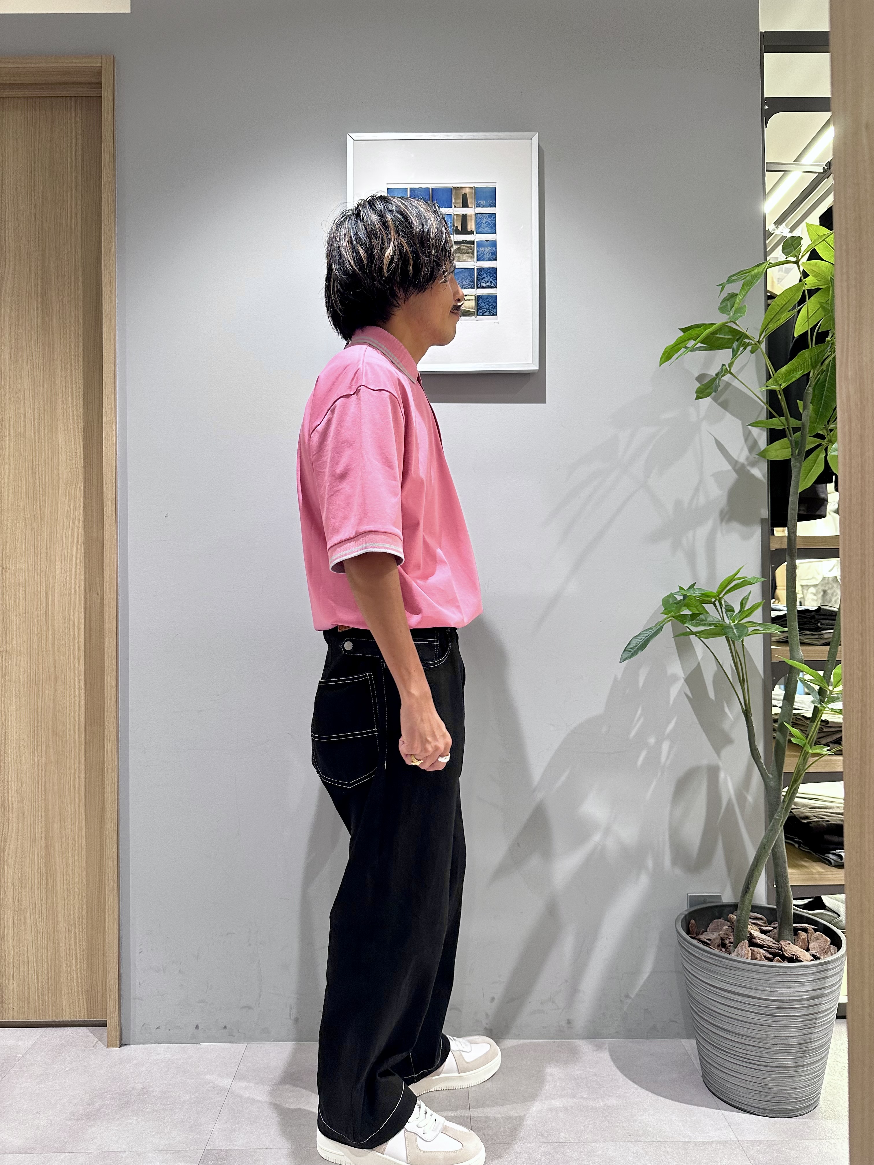 obaさんの「TAKEO KIKUCHI｜【BOWLER HAT LABEL】アイスクリアコットン ボーラーハットウォーカー ポロシャツ」を使ったコーディネート