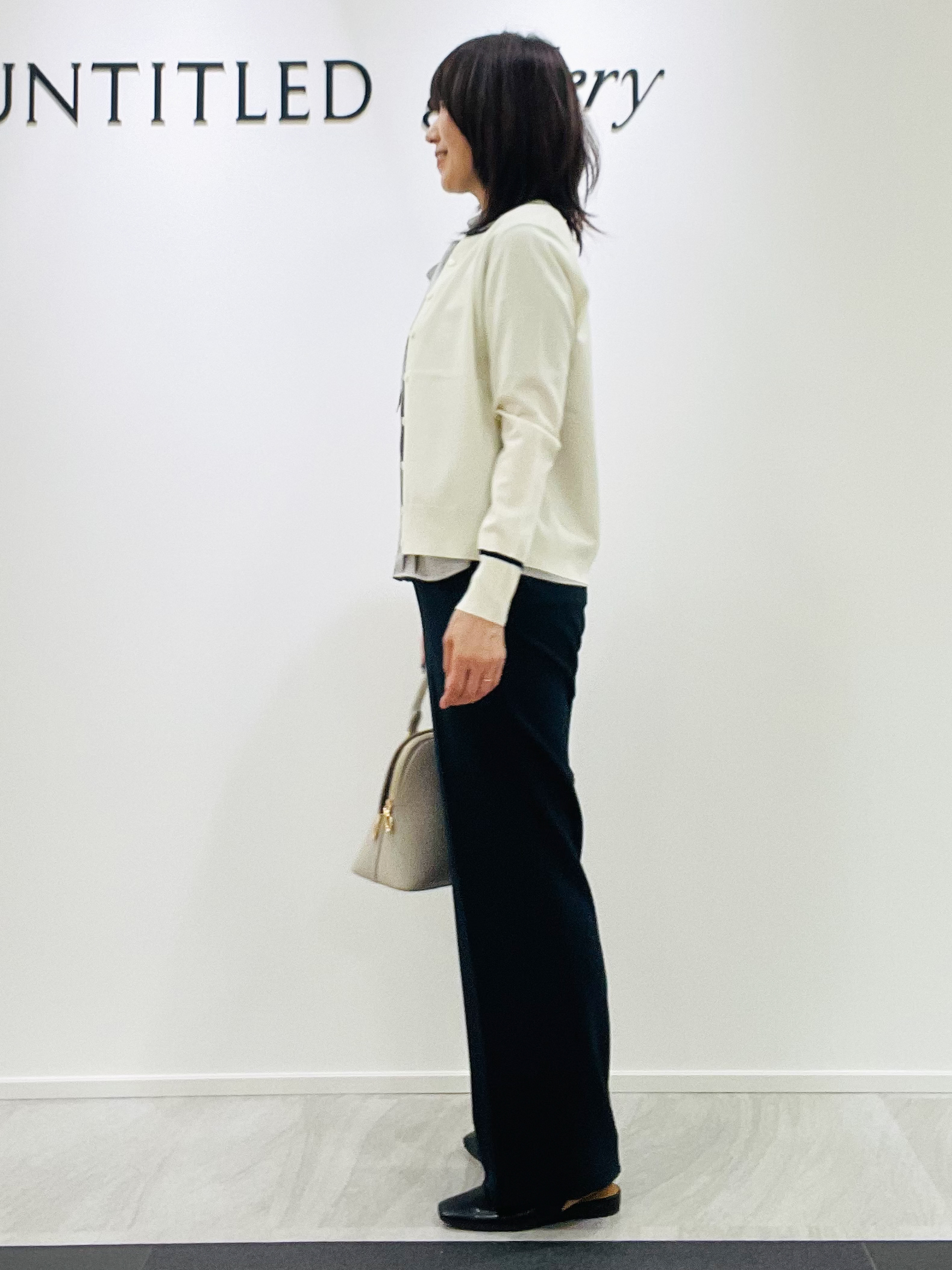 めいさんの「UNTITLED｜【アンサンブル可能】コンパクトニットカーディガン」を使ったコーディネート