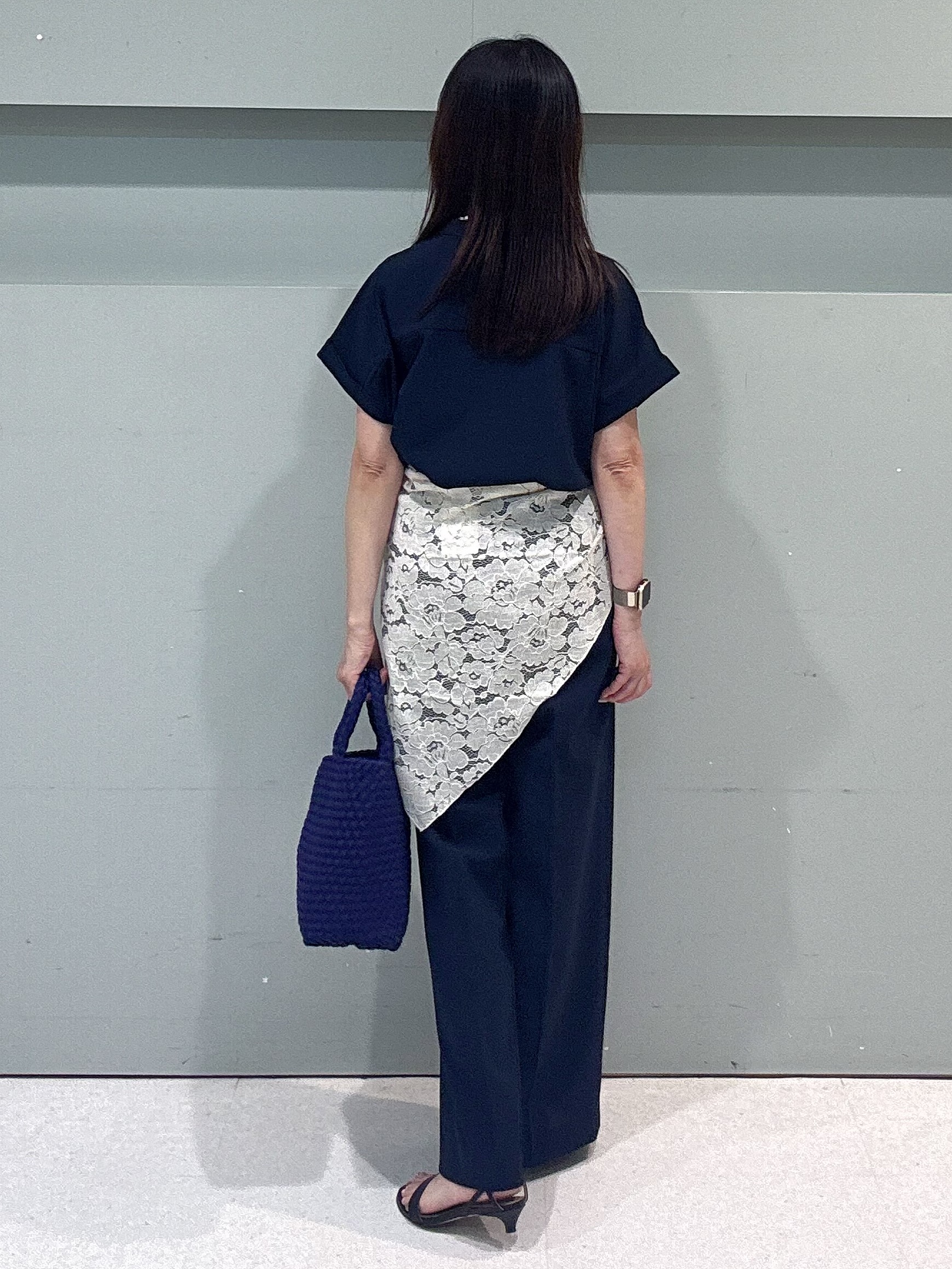 makiさんの「UNTITLED｜【セットアップ可/通気性/UVカット】エアリークールブラウス」を使ったコーディネート