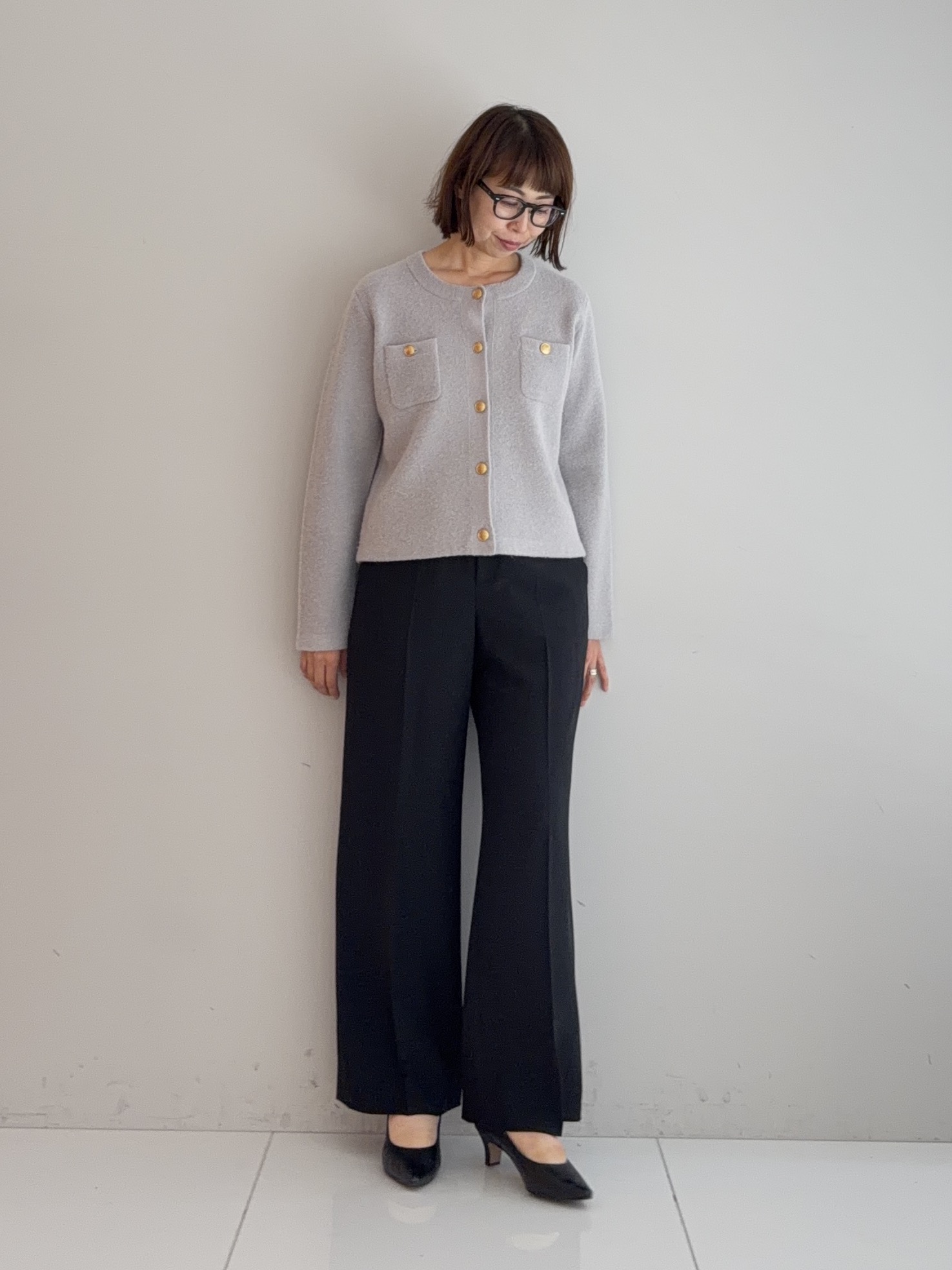 murayamaさんの「INDIVI｜【新作登場！着る日傘】 ワイドストレートパンツ」を使ったコーディネート