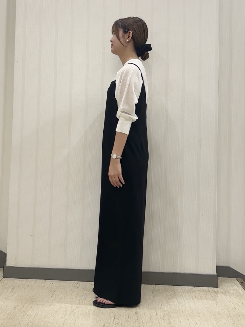 ちひさんの「INDIVI｜【シアー／軽羽織】ドルマン袖ニットカーディガン」を使ったコーディネート
