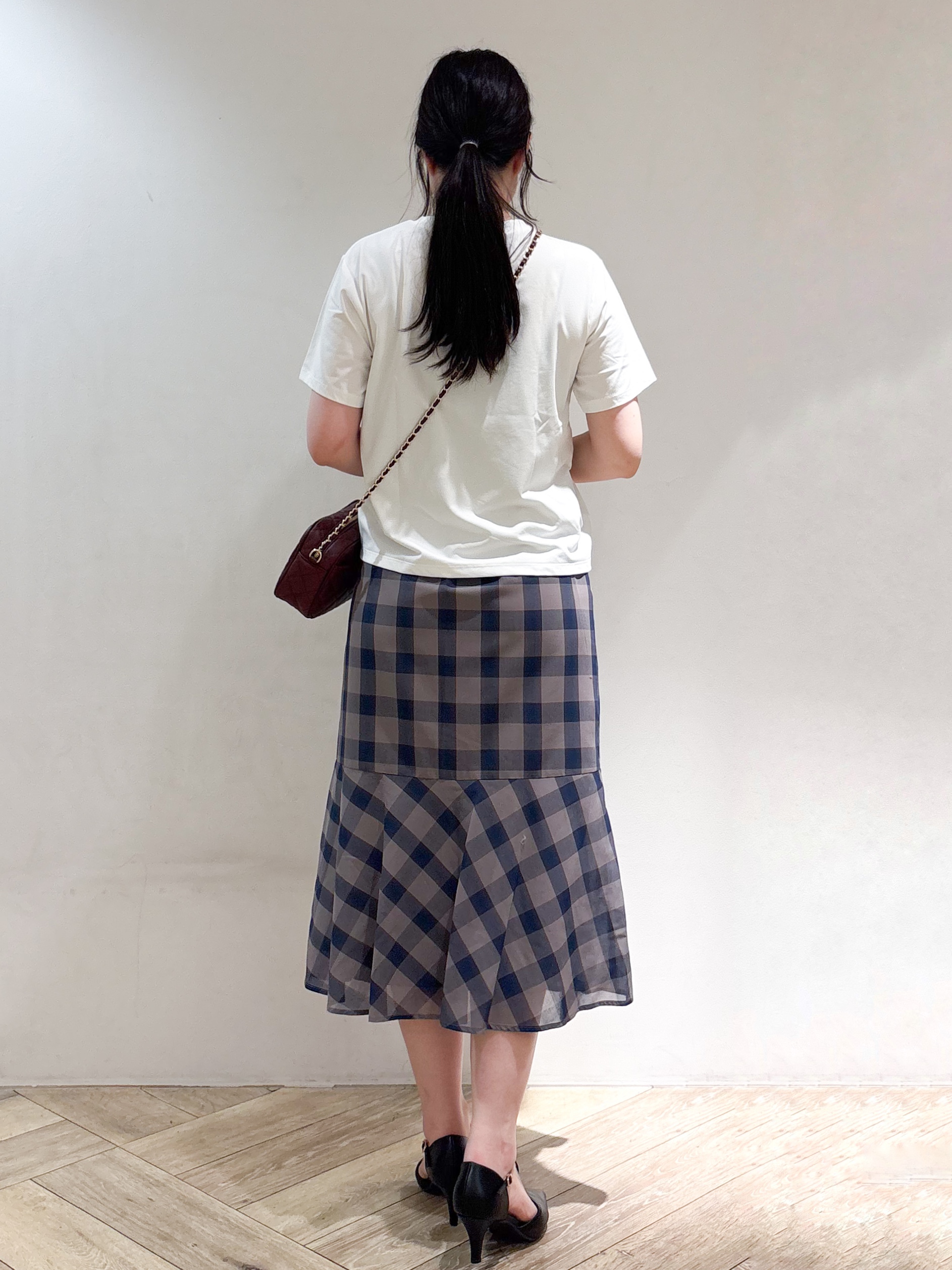 sayaさんの「index｜【UV】フラワープリントTシャツ≪洗濯機OK／接触冷感≫」を使ったコーディネート
