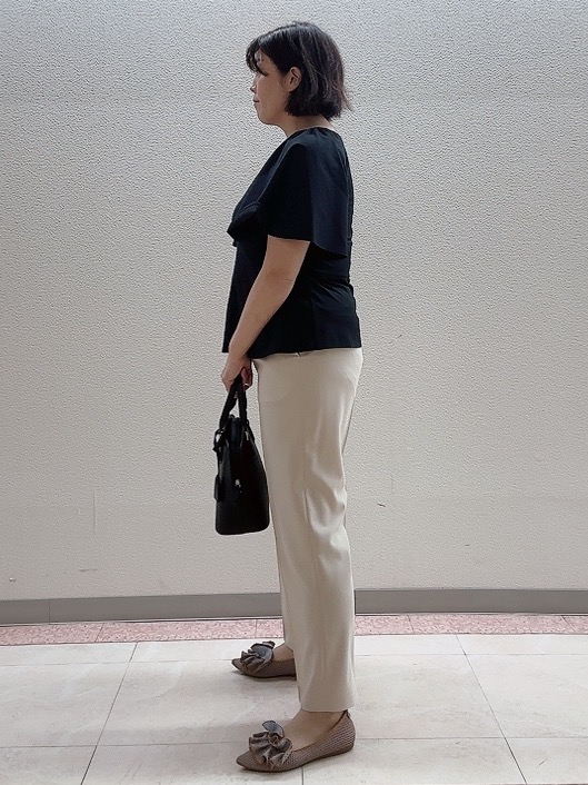 chinatsuさんの「Reflect｜【手洗い可】センタープレスワイドパンツ」を使ったコーディネート