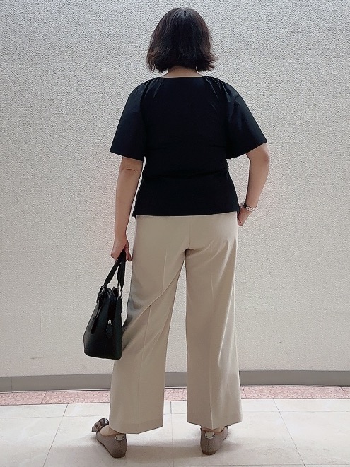 chinatsuさんの「Reflect｜【手洗い可】センタープレスワイドパンツ」を使ったコーディネート