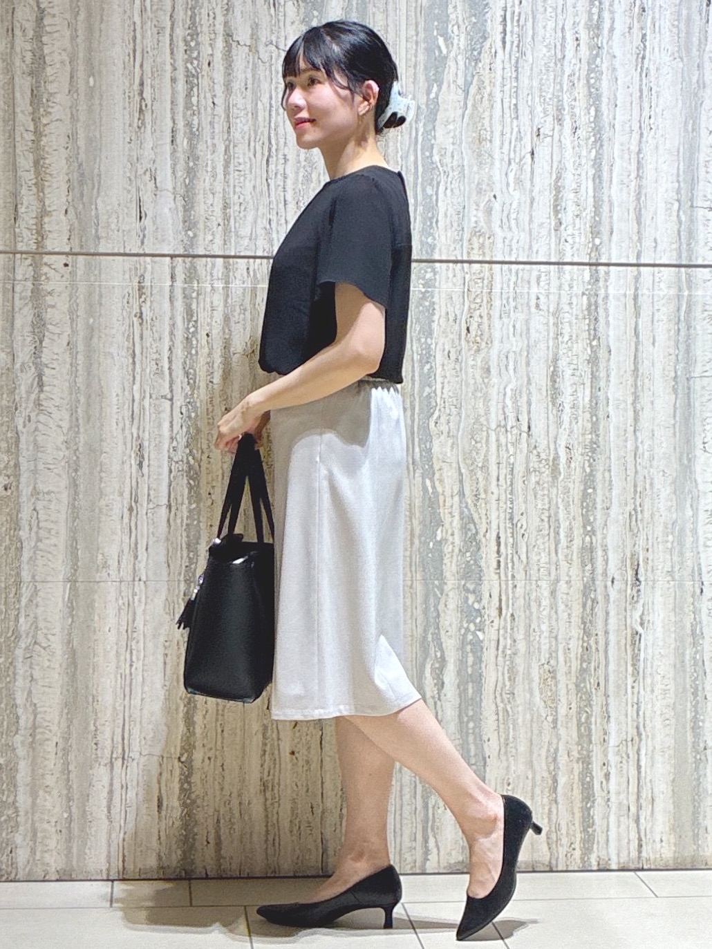 beni_gingerさんの「Reflect｜【S-4Lサイズ/UVカット／接触冷感】シフォンジャージブラウス」を使ったコーディネート