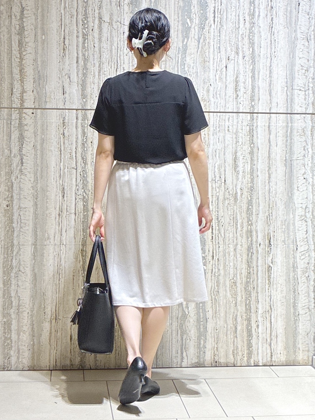  beni_gingerさんの「Reflect｜【S-4Lサイズ/UVカット／接触冷感】シフォンジャージブラウス」を使ったコーディネート