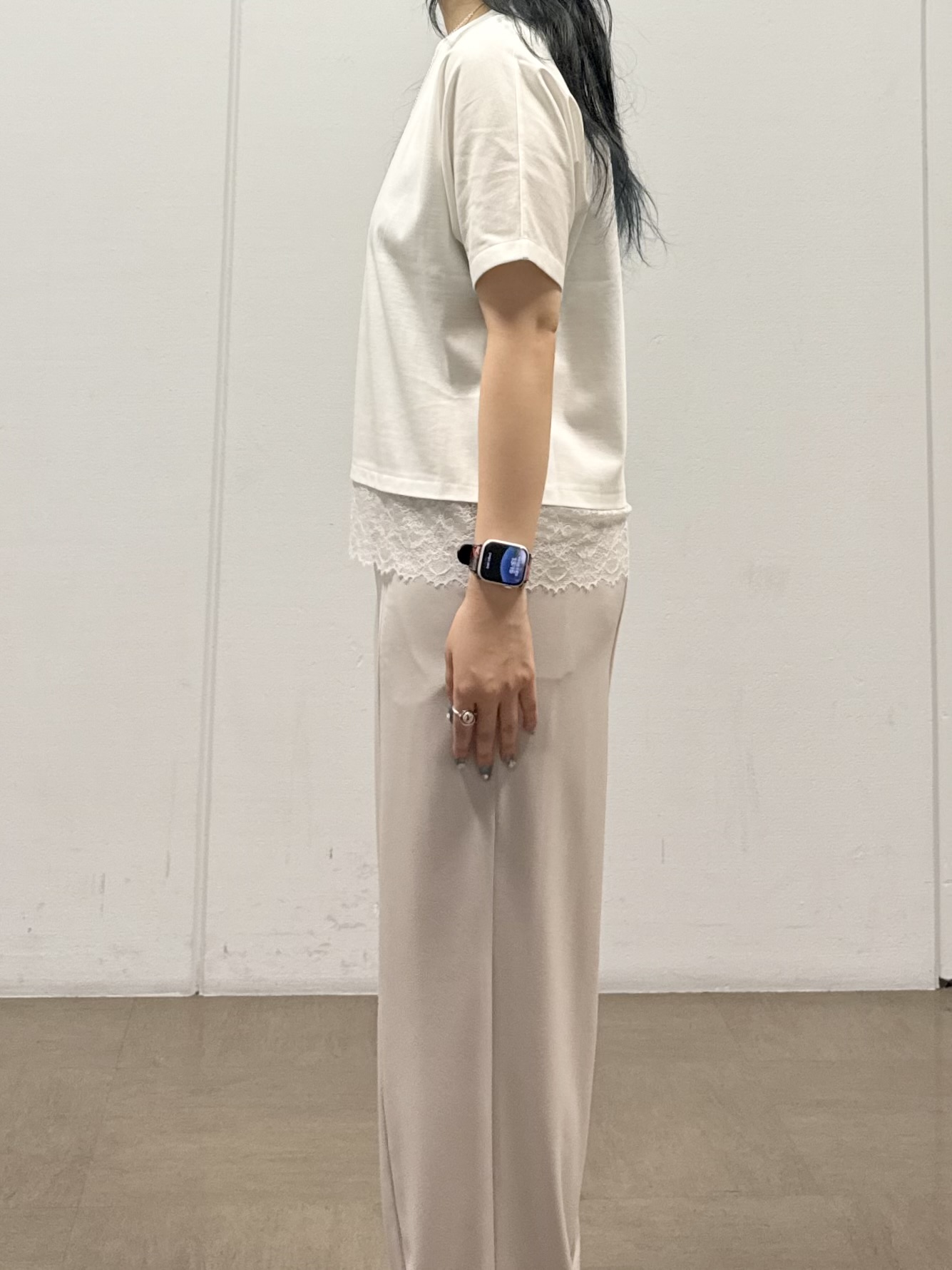 mizukiさんの「INDIVI｜【接触冷感/UVケア/着る日傘】ダブルジャケット」を使ったコーディネート