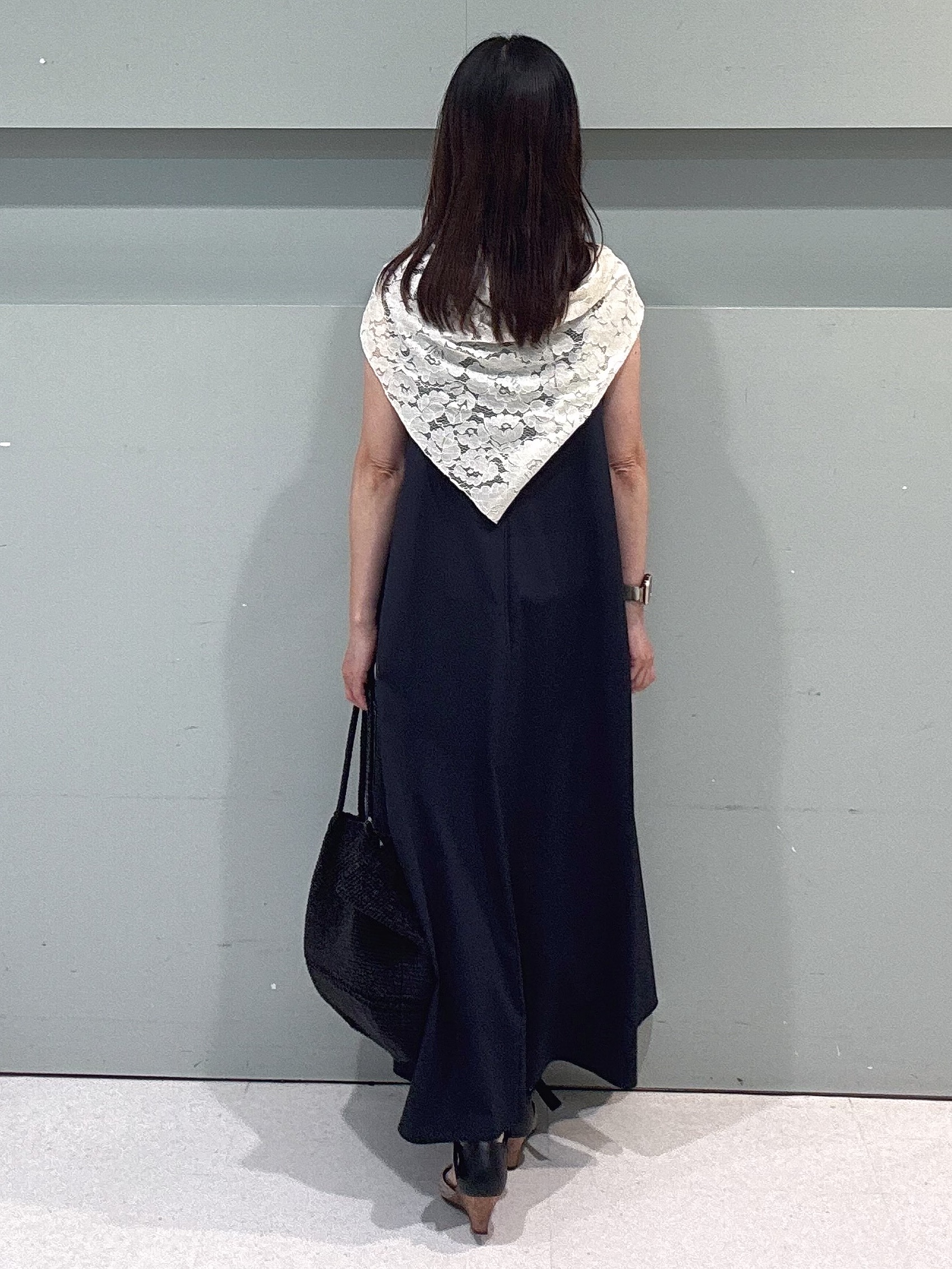 makiさんの「UNTITLED｜【接触冷感/UVカット/吸水速乾】Aラインロングワンピース」を使ったコーディネート
