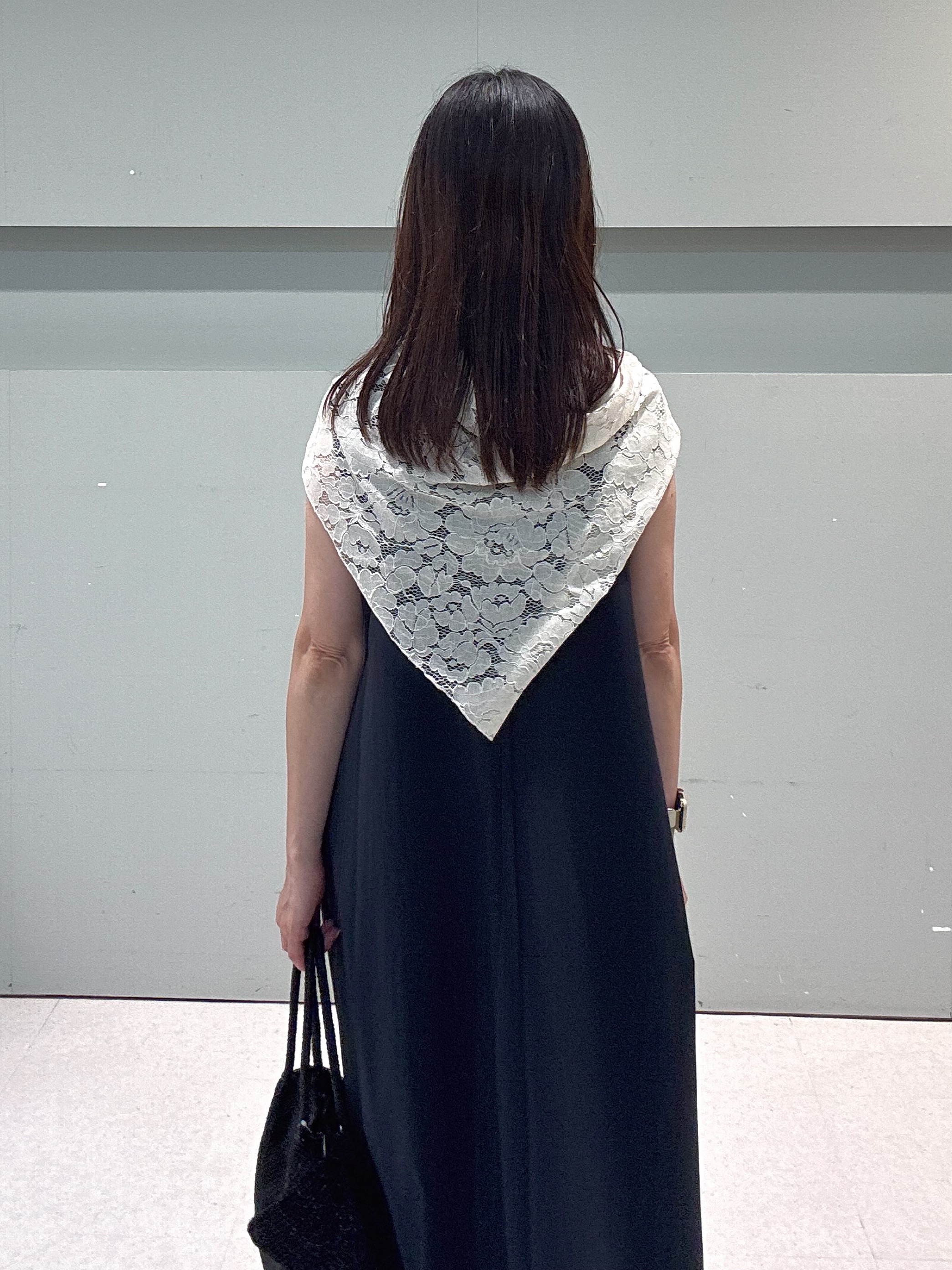 makiさんの「UNTITLED｜【接触冷感/UVカット/吸水速乾】Aラインロングワンピース」を使ったコーディネート