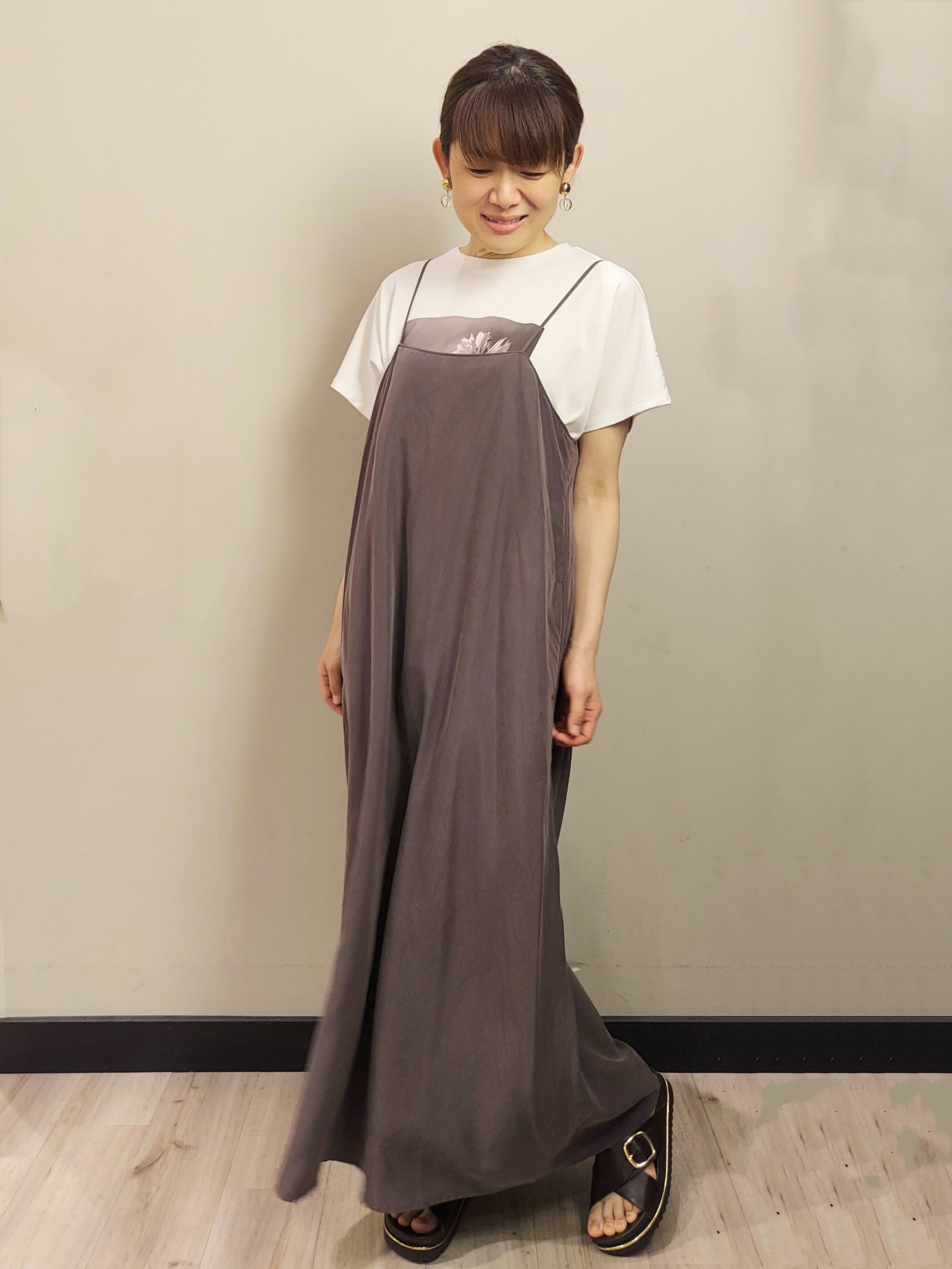MAKIさんの「index｜フォトプリントTシャツ【洗濯機OK】」を使ったコーディネート