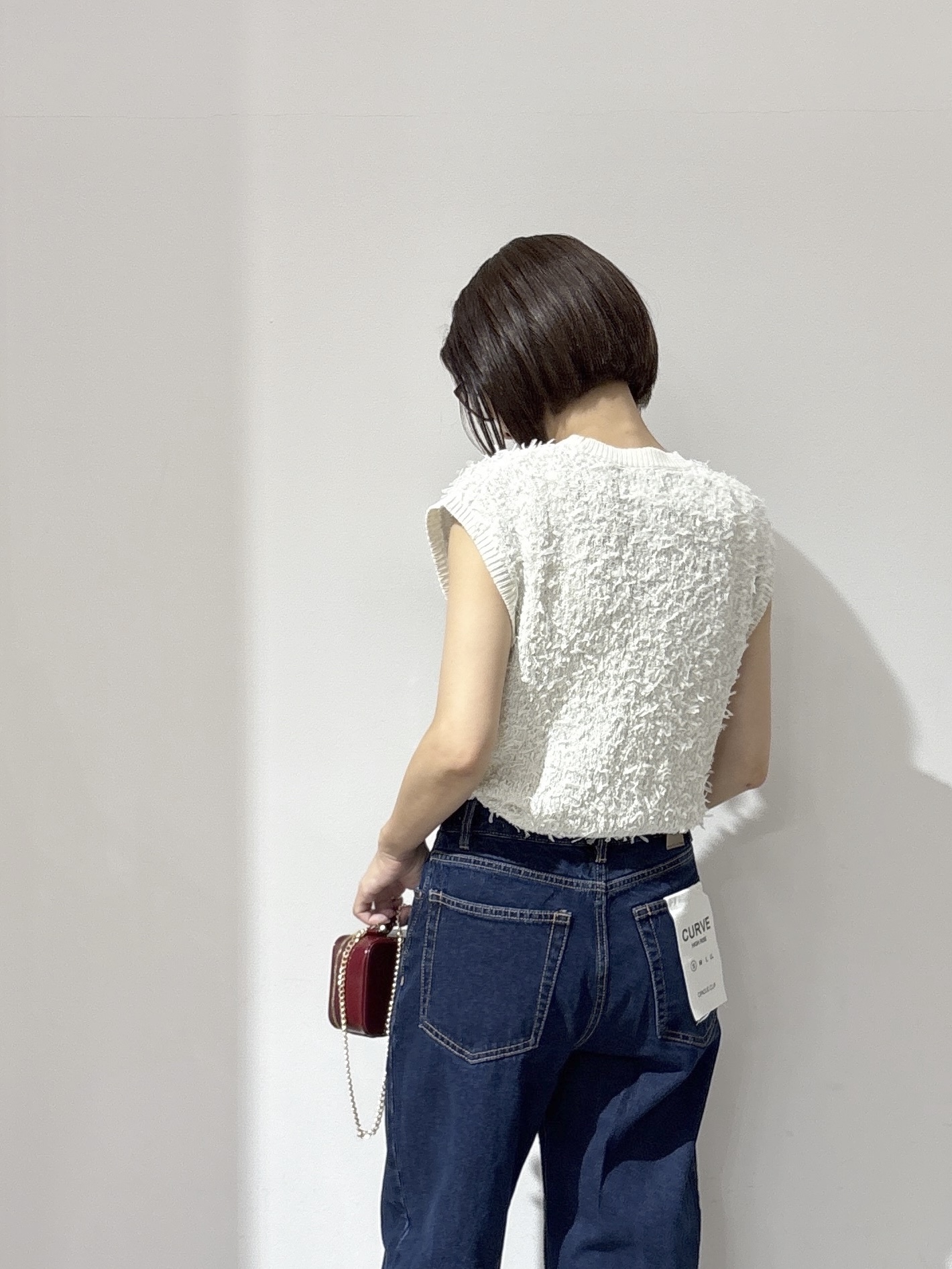 NAKAさんの「OPAQUE.CLIP｜ラメテープヤーンニット【洗濯機OK】」を使ったコーディネート