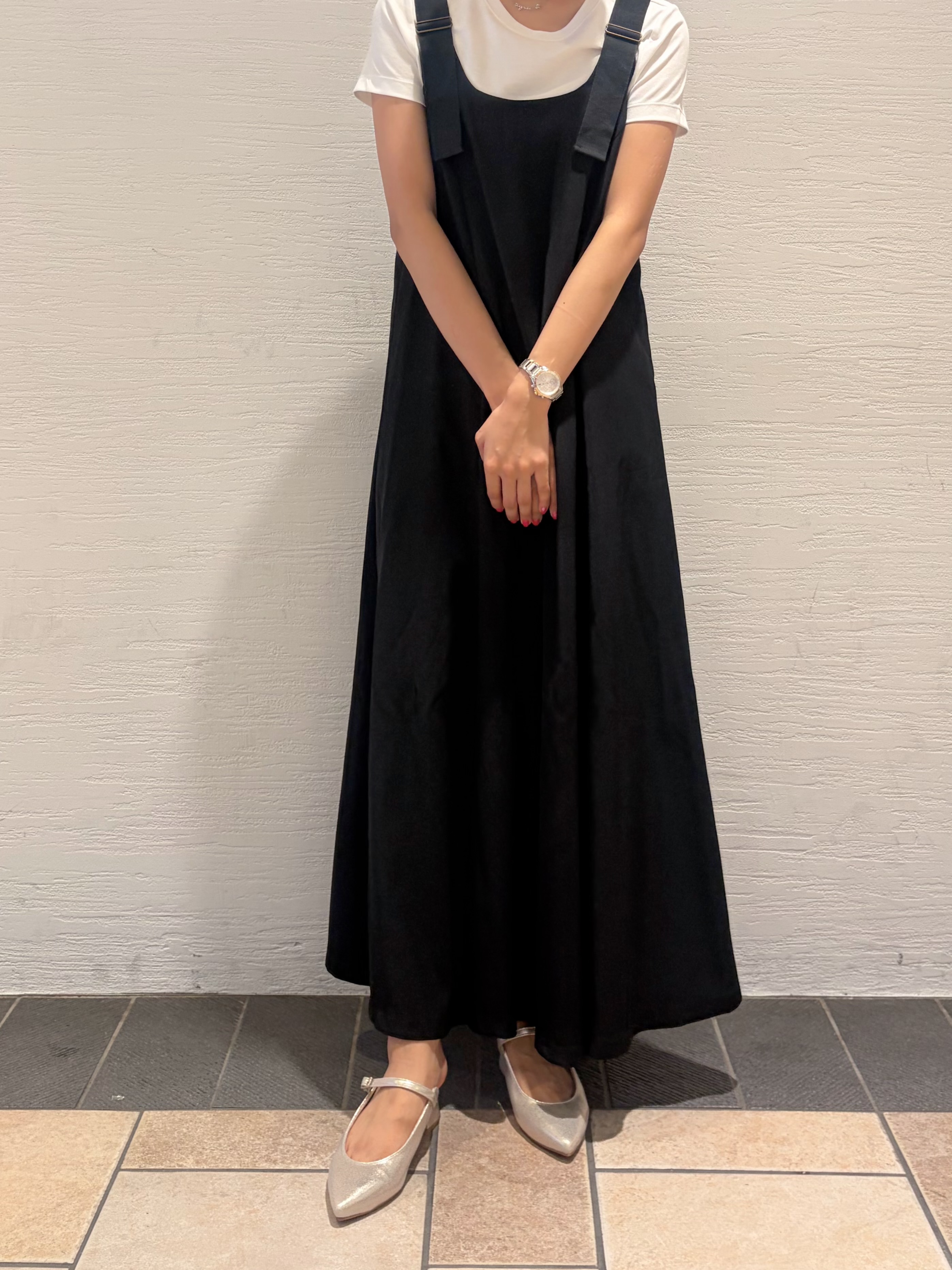suzuhaさんの「ESPERANZA｜甲ストラップミュールパンプス」を使ったコーディネート
