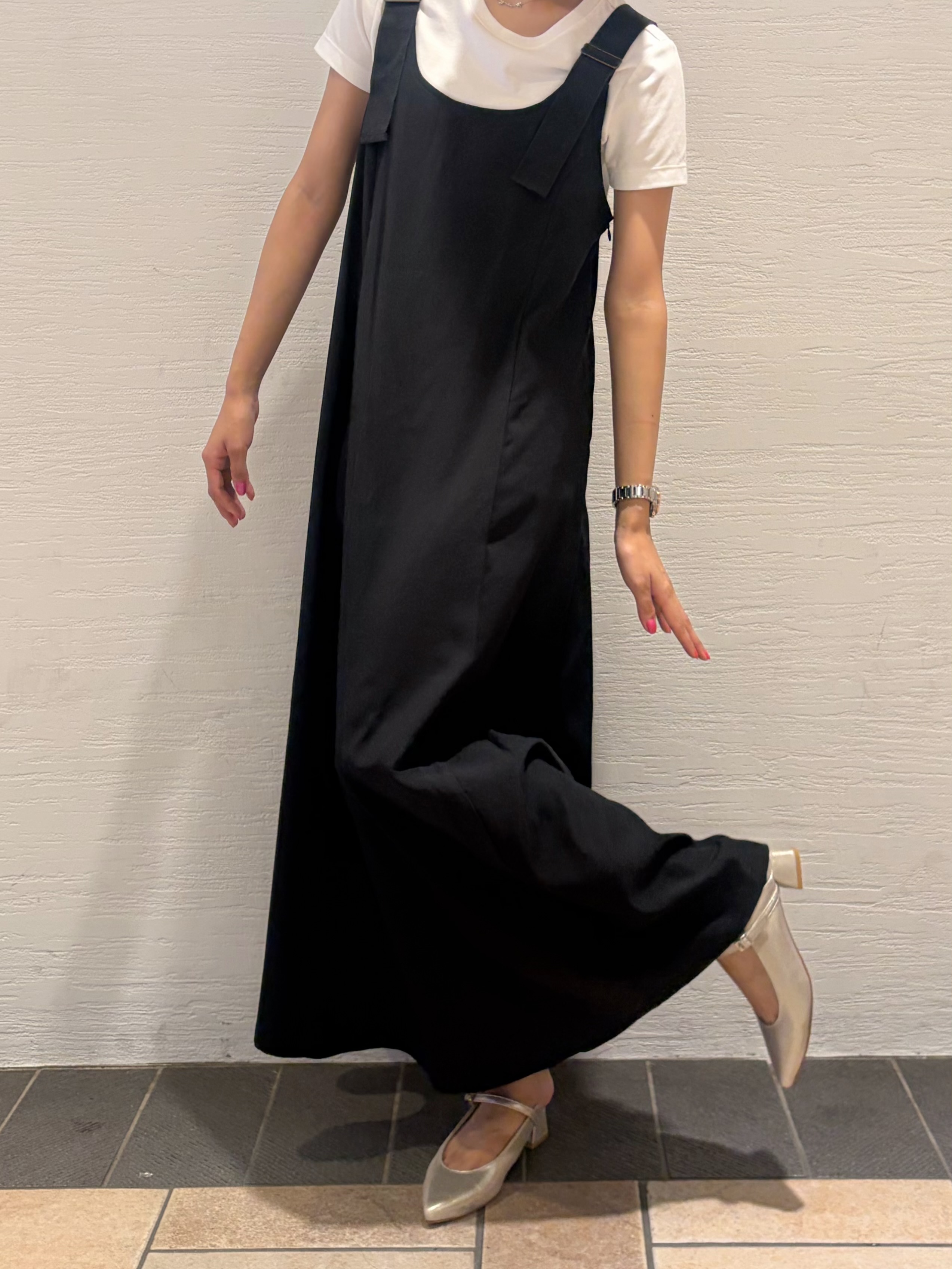 suzuhaさんの「ESPERANZA｜甲ストラップミュールパンプス」を使ったコーディネート