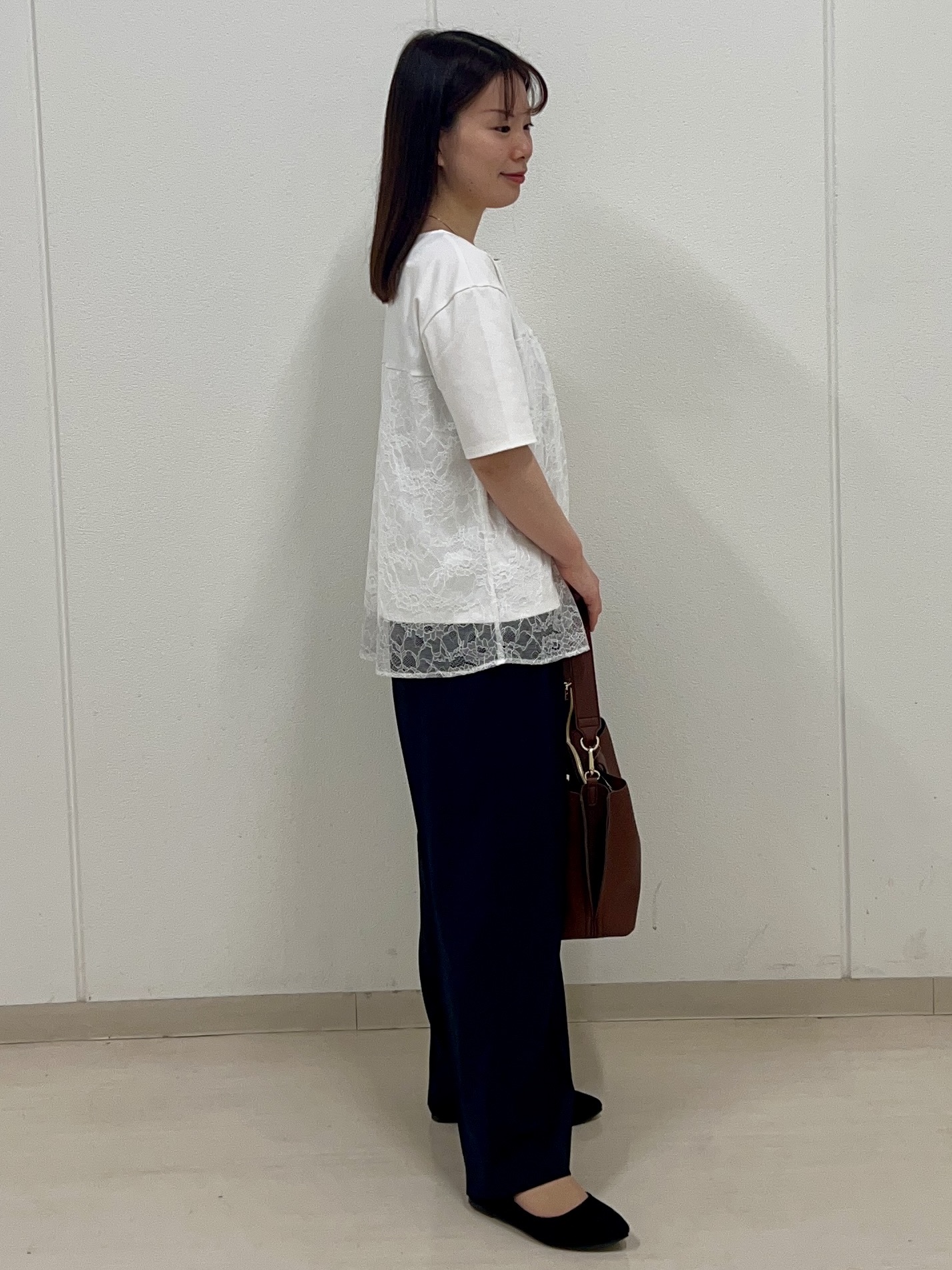 ゆうさんの「Reflect｜【UVカット／接触冷感／手洗い可】ラッセルレースプルオーバー」を使ったコーディネート