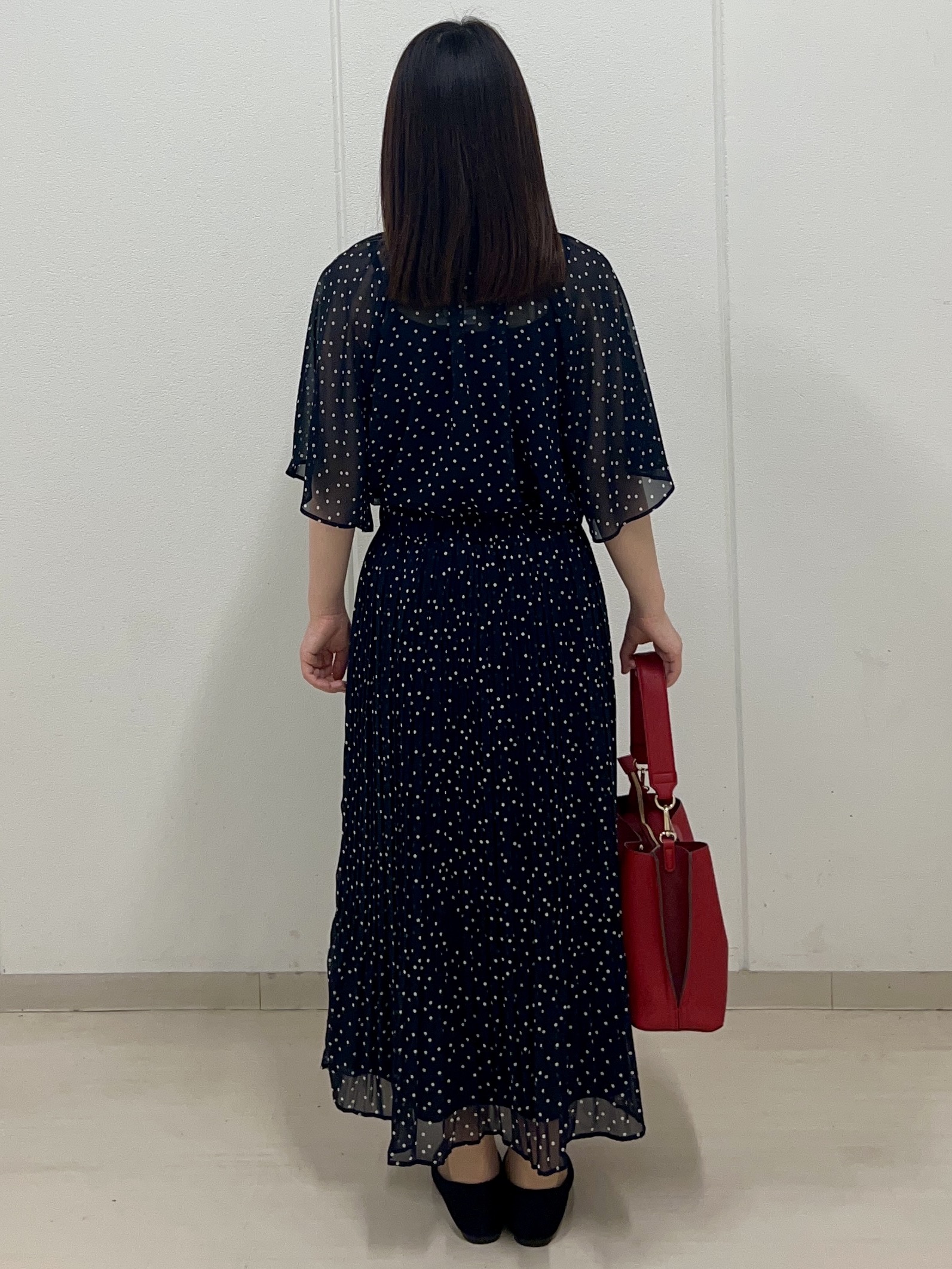 ゆうさんの「Reflect｜【セットアップ／手洗い可】ドット柄シアーブラウス」を使ったコーディネート