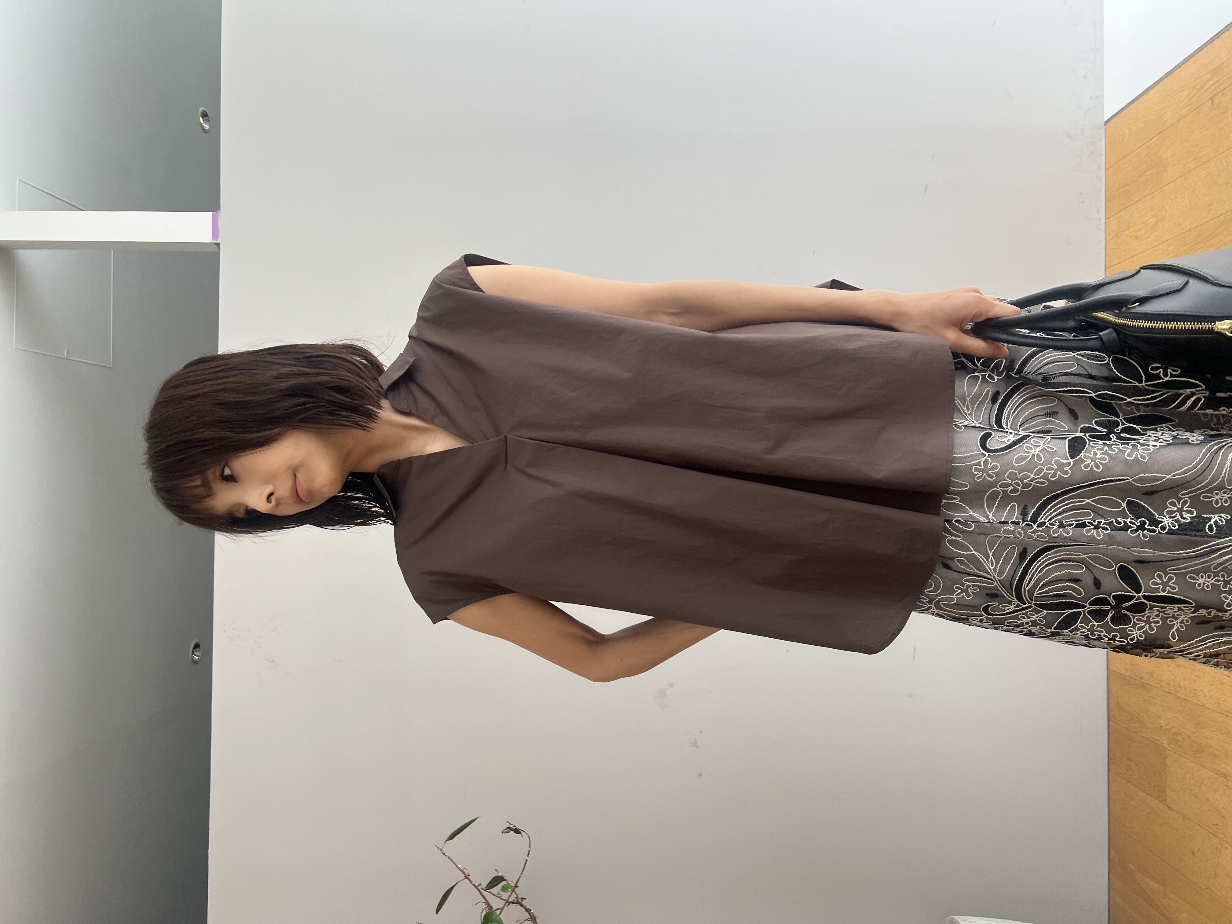 misaさんの「DRESSTERIOR｜◆mica della valle（ミカデラヴァッレ）Katia ハンドバッグ」を使ったコーディネート