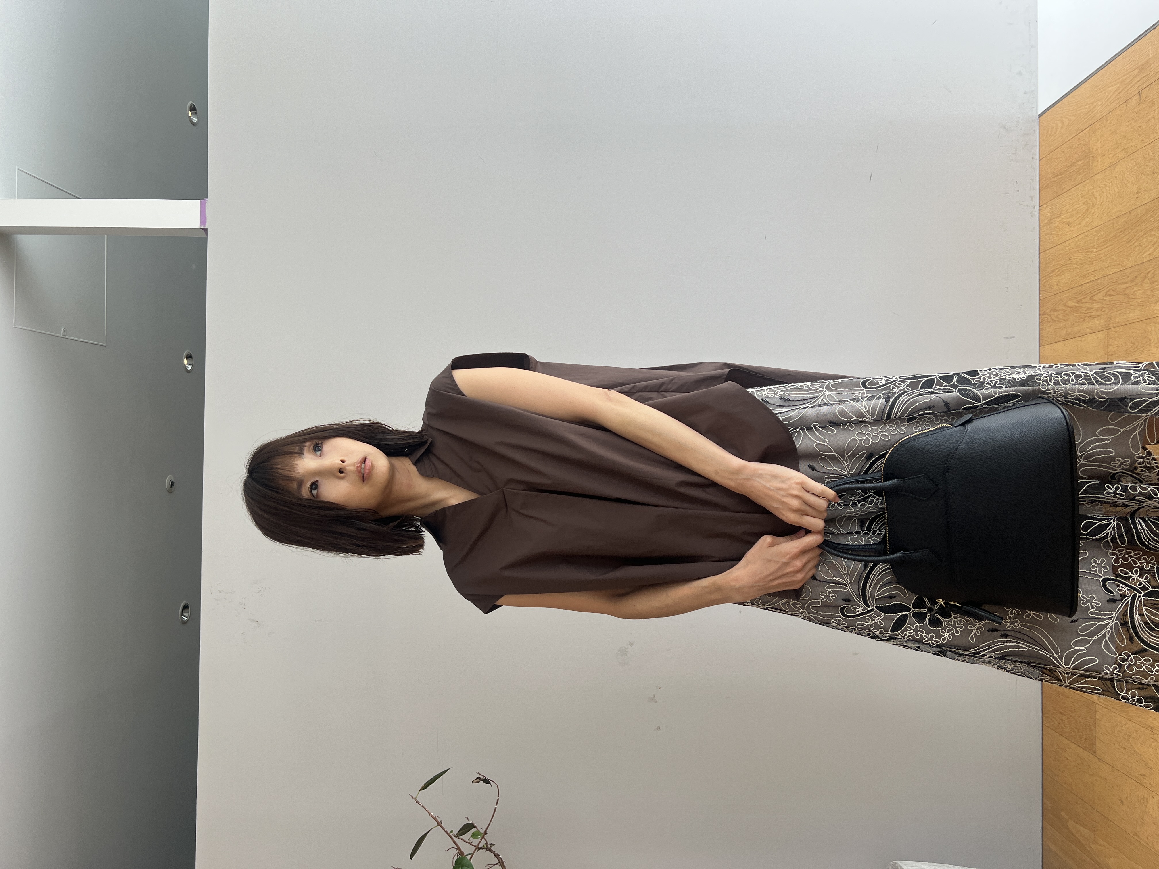 misaさんの「DRESSTERIOR｜◆mica della valle（ミカデラヴァッレ）Katia ハンドバッグ」を使ったコーディネート
