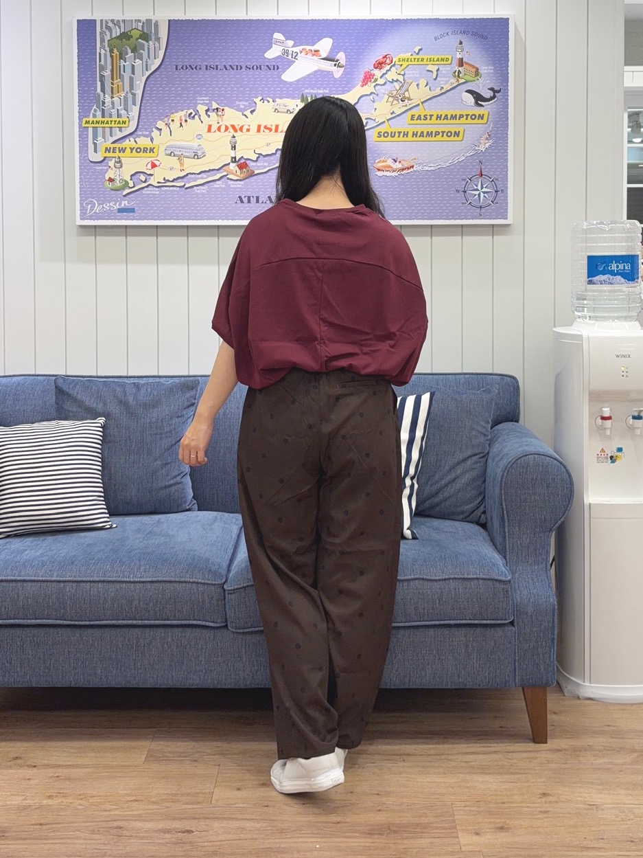 Ayakaさんの「Dessin｜【汗シミ防止/UVカット】ドルマンスリーブ プルオーバー」を使ったコーディネート
