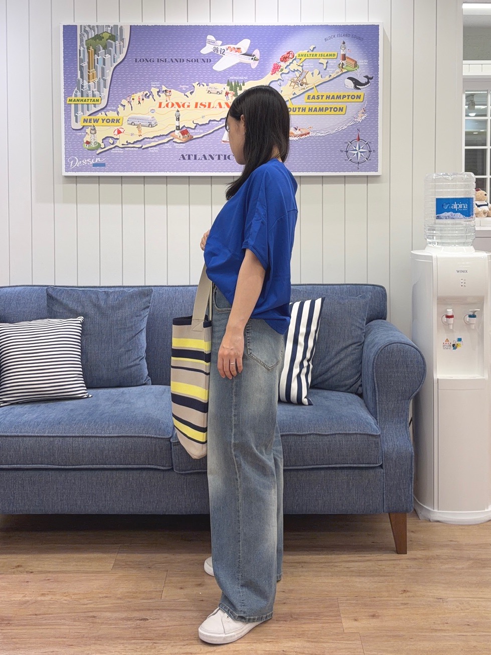 Ayakaさんの「Dessin｜【汗シミ防止/UVカット】ドルマンスリーブ プルオーバー」を使ったコーディネート