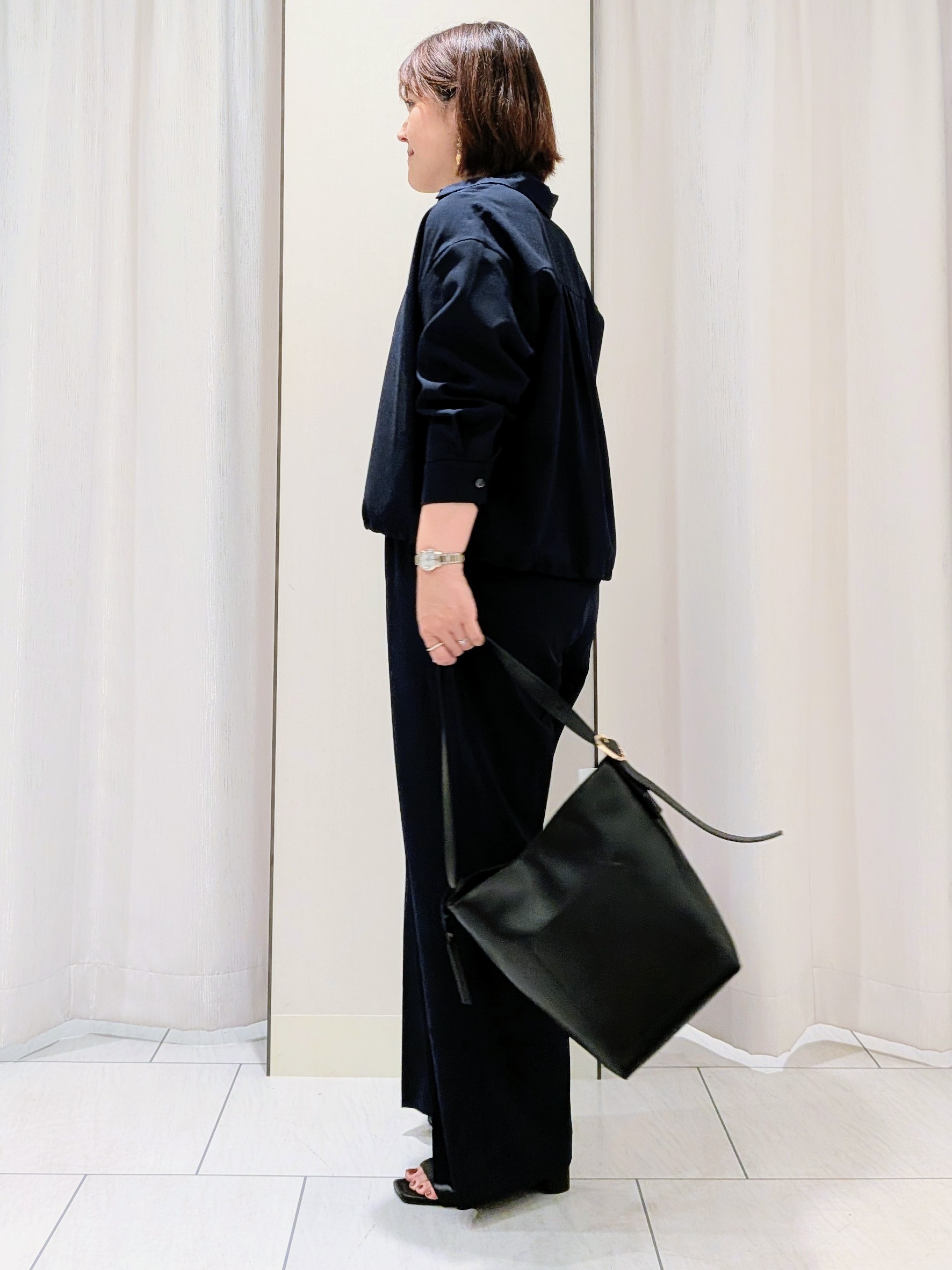 Onumaさんの「UNTITLED｜【セットアップ可/UVカット/接触冷感】エアリークールドロストシャツ」を使ったコーディネート