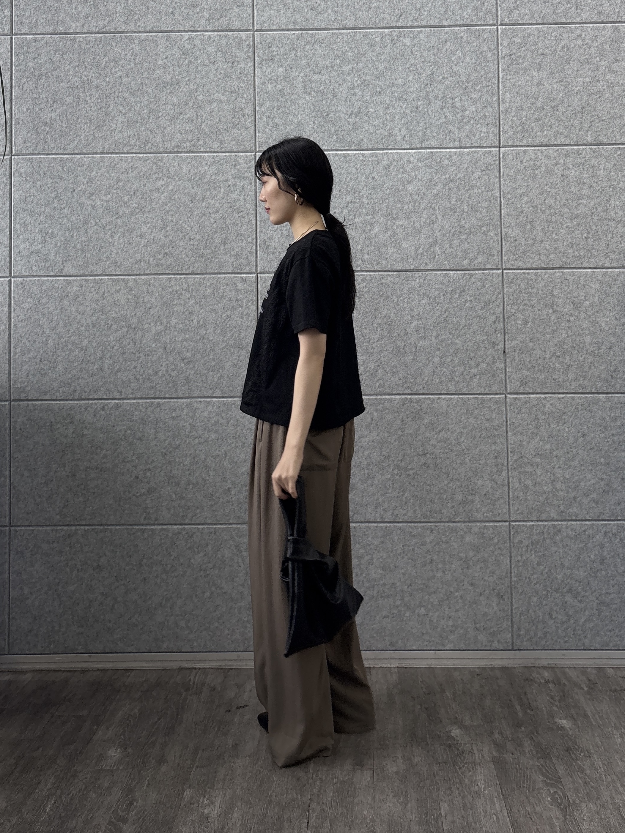 rinaさんの「INDIVI｜レースステッチドTシャツ」を使ったコーディネート