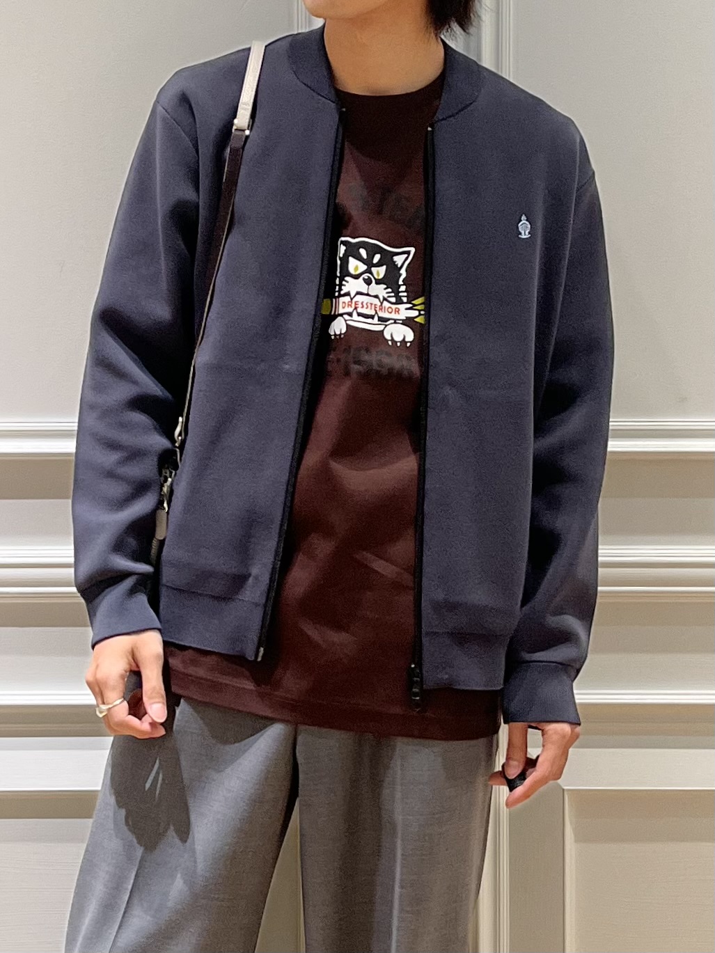 Watanabeさんの「DRESSTERIOR｜スプリング ニットブルゾン」を使ったコーディネート