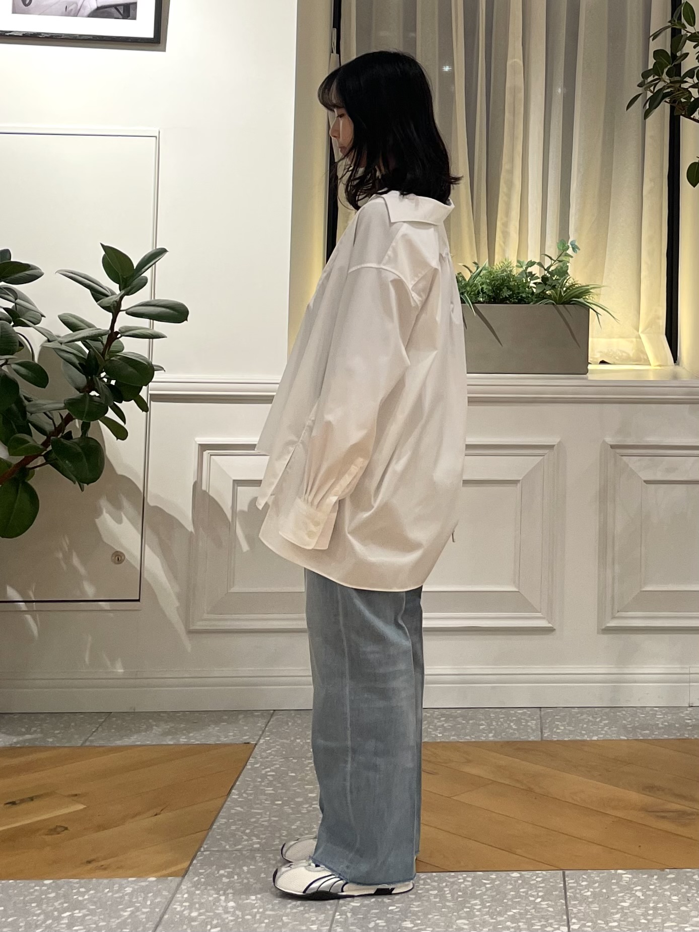 Lilyさんの「DRESSTERIOR｜【接触冷感/UVカット/着回し】スキッパーブラウス」を使ったコーディネート