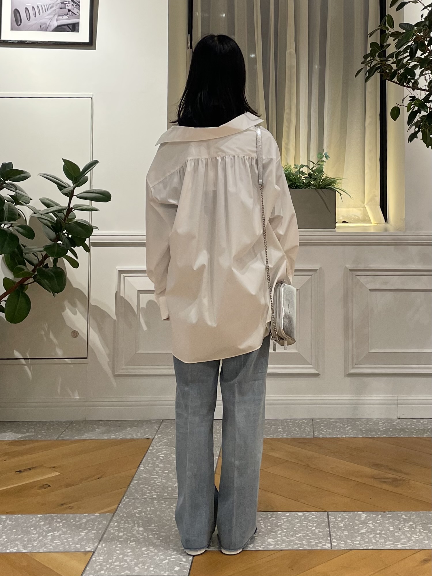 Lilyさんの「DRESSTERIOR｜【接触冷感/UVカット/着回し】スキッパーブラウス」を使ったコーディネート