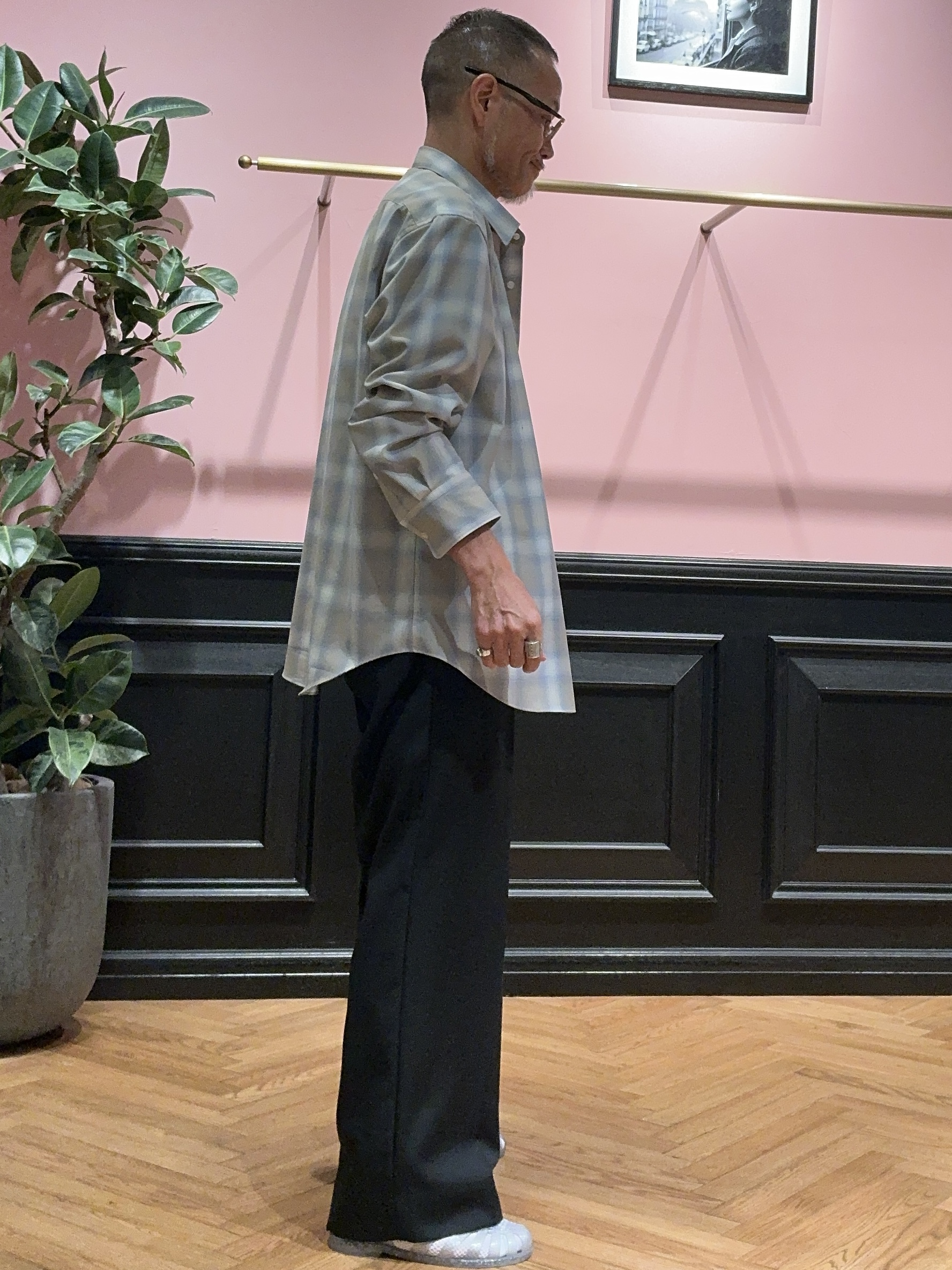 torigoeさんの「DRESSTERIOR｜オンブレーチェックシャツ」を使ったコーディネート