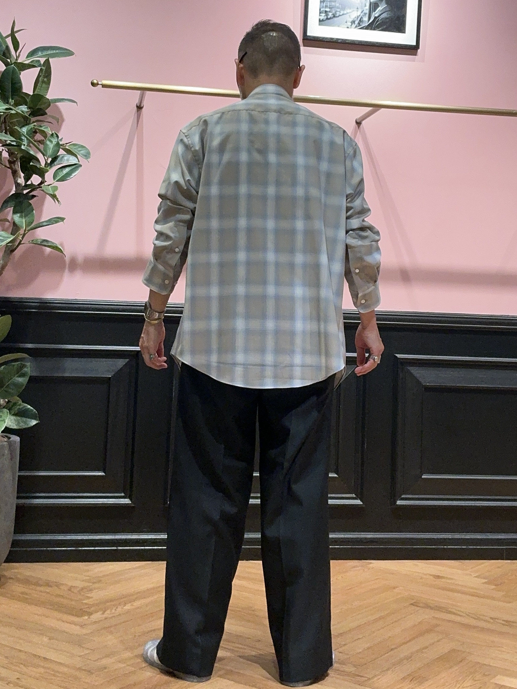torigoeさんの「DRESSTERIOR｜オンブレーチェックシャツ」を使ったコーディネート