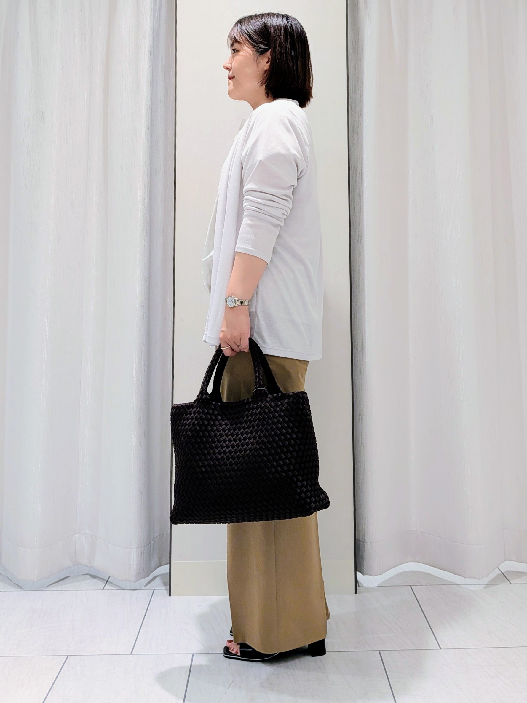 Onumaさんの「UNTITLED｜【接触冷感/UVカット/遮熱機能】フライスジャージカーディガン」を使ったコーディネート
