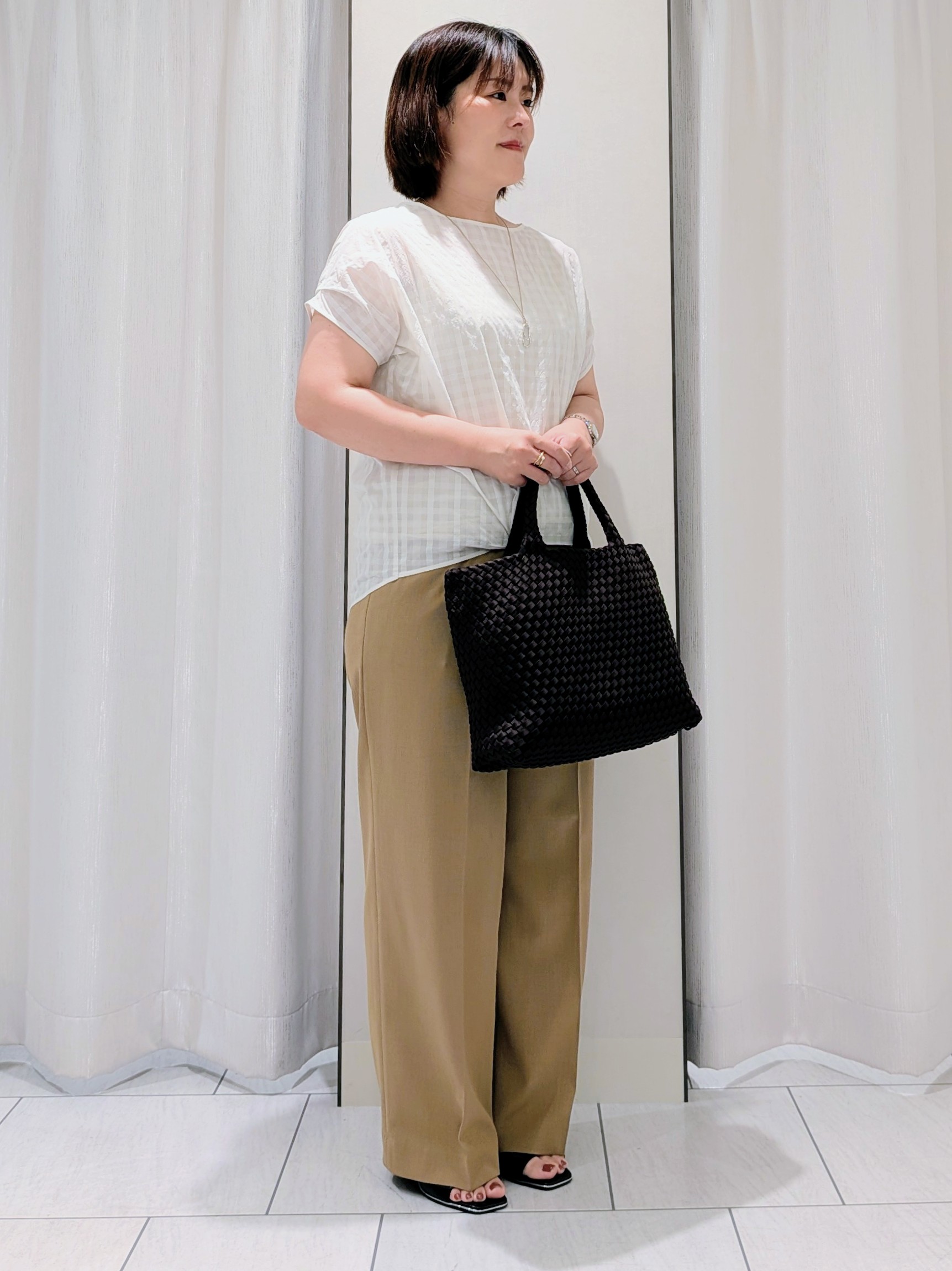 Onumaさんの「UNTITLED｜【接触冷感/UVカット/遮熱機能】フライスジャージカーディガン」を使ったコーディネート