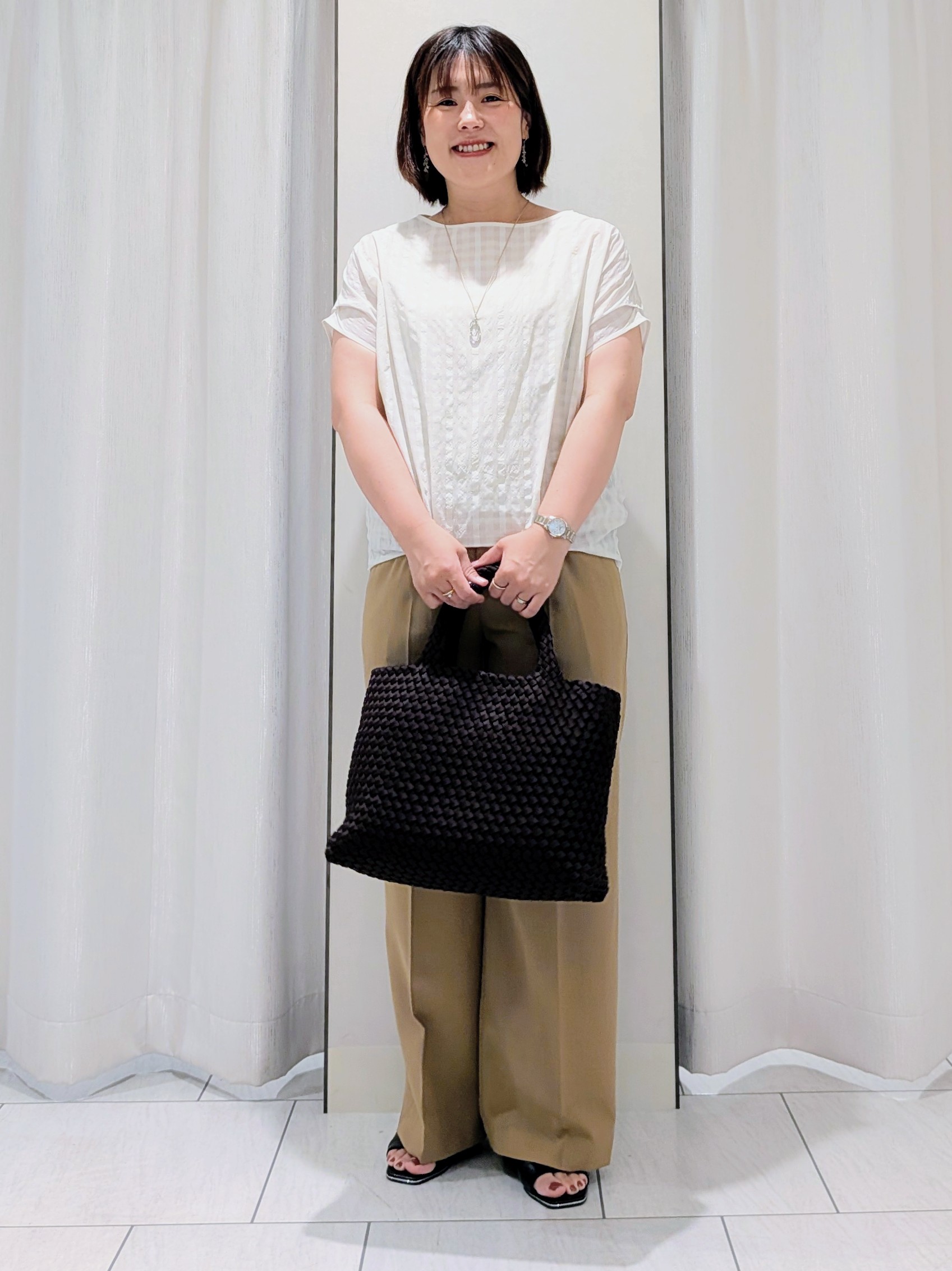 Onumaさんの「UNTITLED｜【接触冷感/UVカット/遮熱機能】フライスジャージカーディガン」を使ったコーディネート