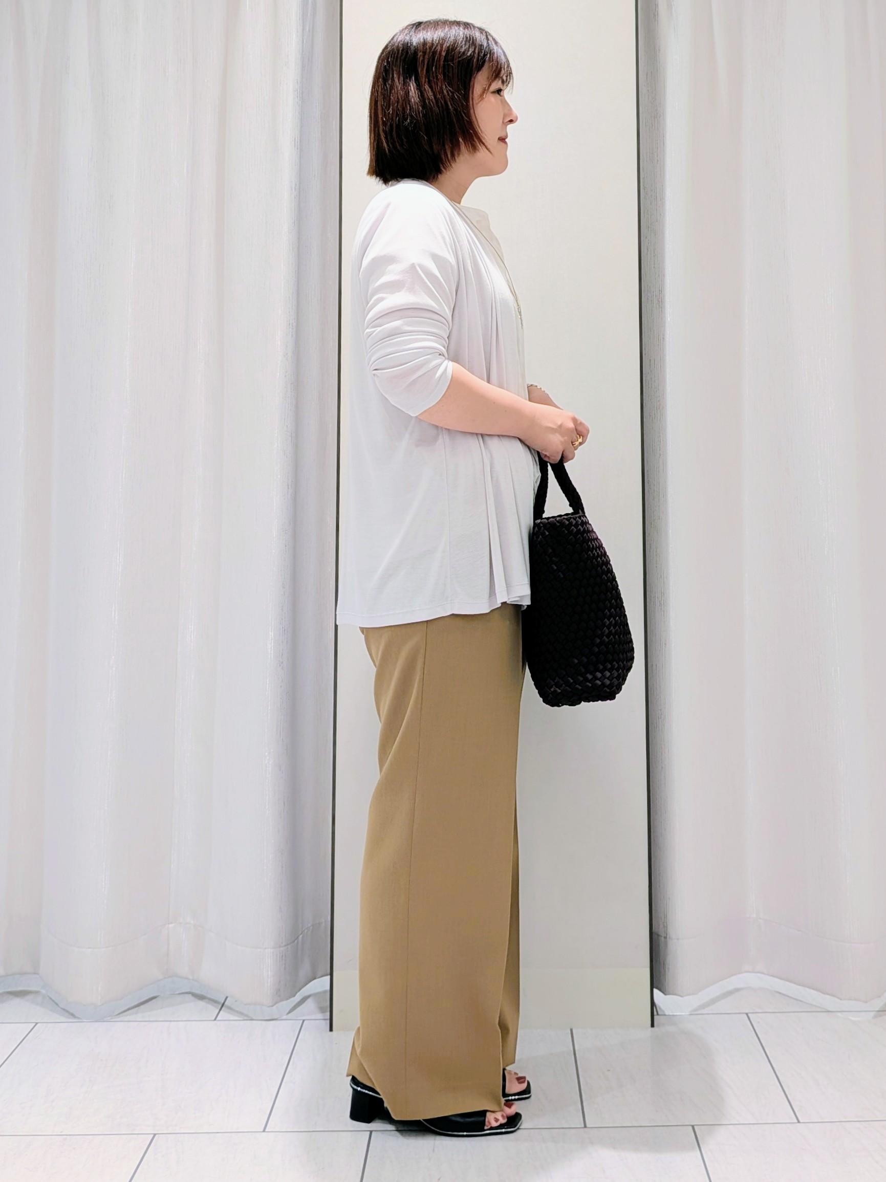 Onumaさんの「UNTITLED｜【接触冷感/UVカット/遮熱機能】フライスジャージカーディガン」を使ったコーディネート