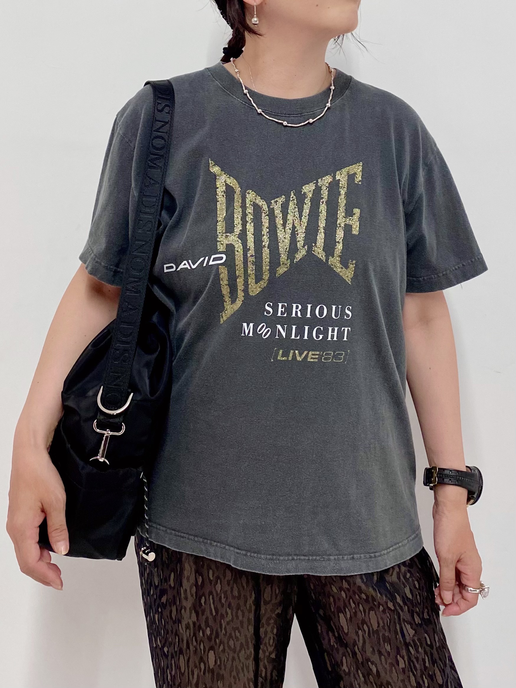 Sawaguchiさんの「DRESSTERIOR｜◆GOOD ROCK SPEED（グッドロックスピード）DAIVD BOWIE Tシャツ」を使ったコーディネート