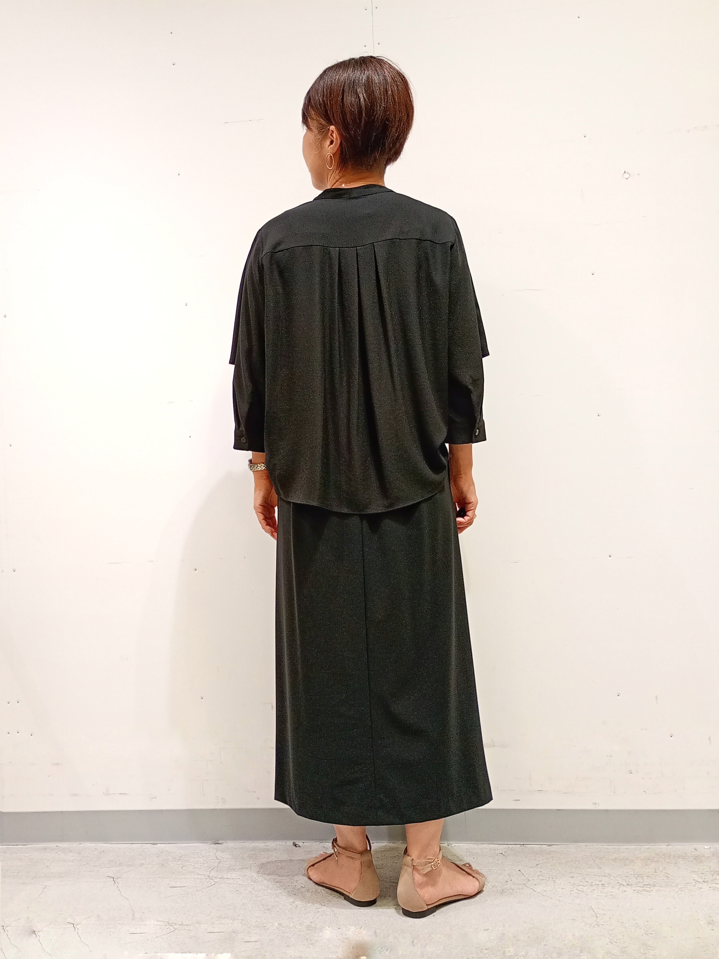 Kさんの「INDIVI｜【新作登場！着る日傘】 ケープ風ブラウス」を使ったコーディネート