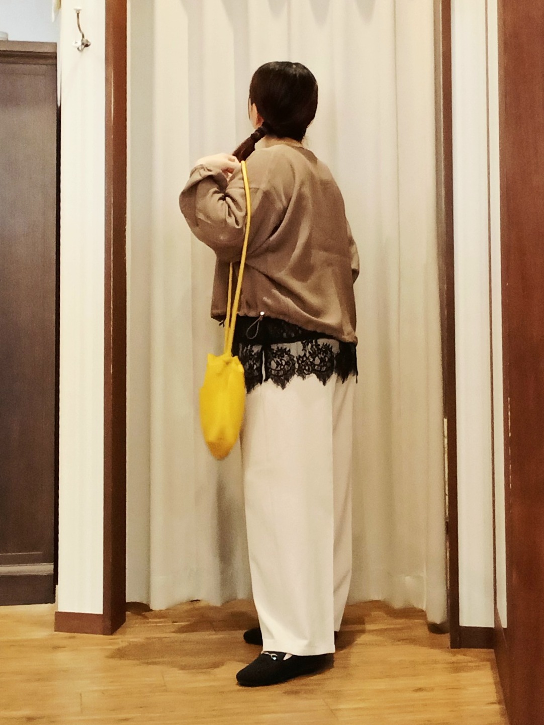みーあさんの「SHOO･LA･RUE｜【通気性〇/セットアップ可/洗濯機可】メッシュドルマン ジップブルゾン」を使ったコーディネート