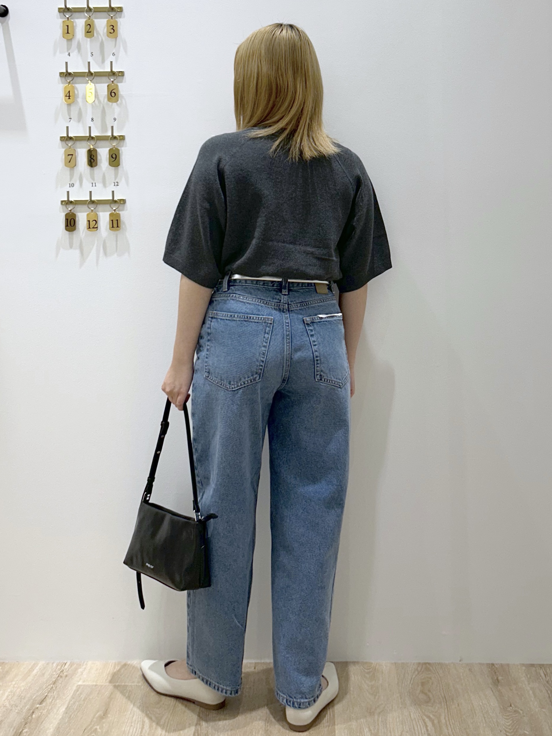 suzukaさんの「OPAQUE.CLIP｜スウェットライクニット【洗濯機OK】」を使ったコーディネート