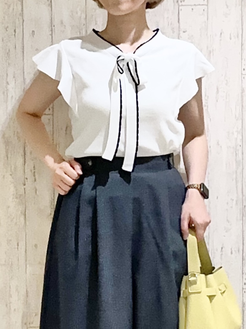 Hana...eさんの「index｜《再入荷》ダブルブレストテーラードジャケット【接触冷感／吸水速乾／イージーアイロン／防シワ／洗濯機O」を使ったコーディネート