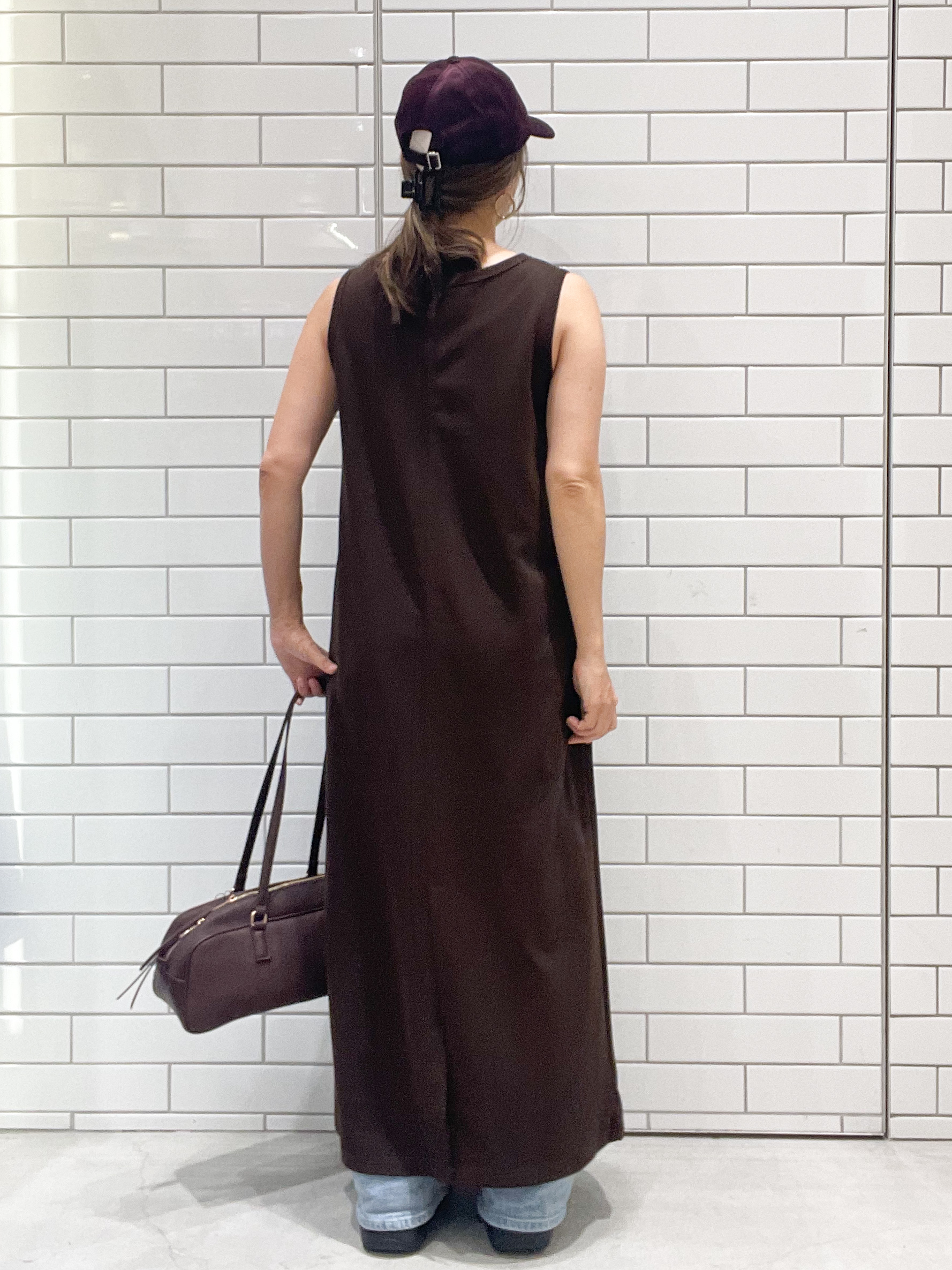 oiさんの「OPAQUE.CLIP｜【接触冷感】カットソーワンピース《洗濯機OK》」を使ったコーディネート
