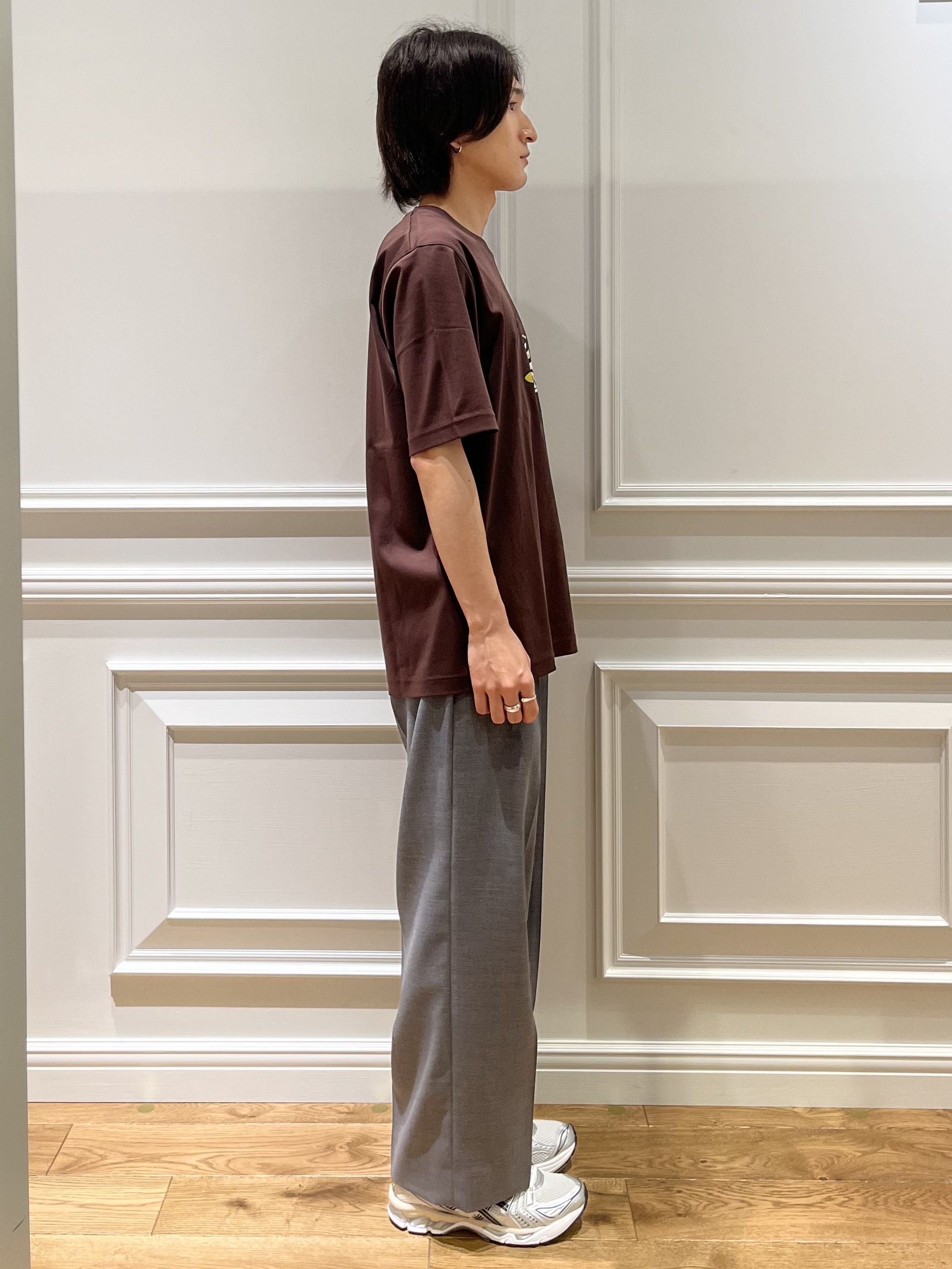 Watanabeさんの「DRESSTERIOR｜【接触冷感／抗菌防臭／消臭】ICE CLEAR COTTON ミサイルキャットTシャツ」を使ったコーディネート