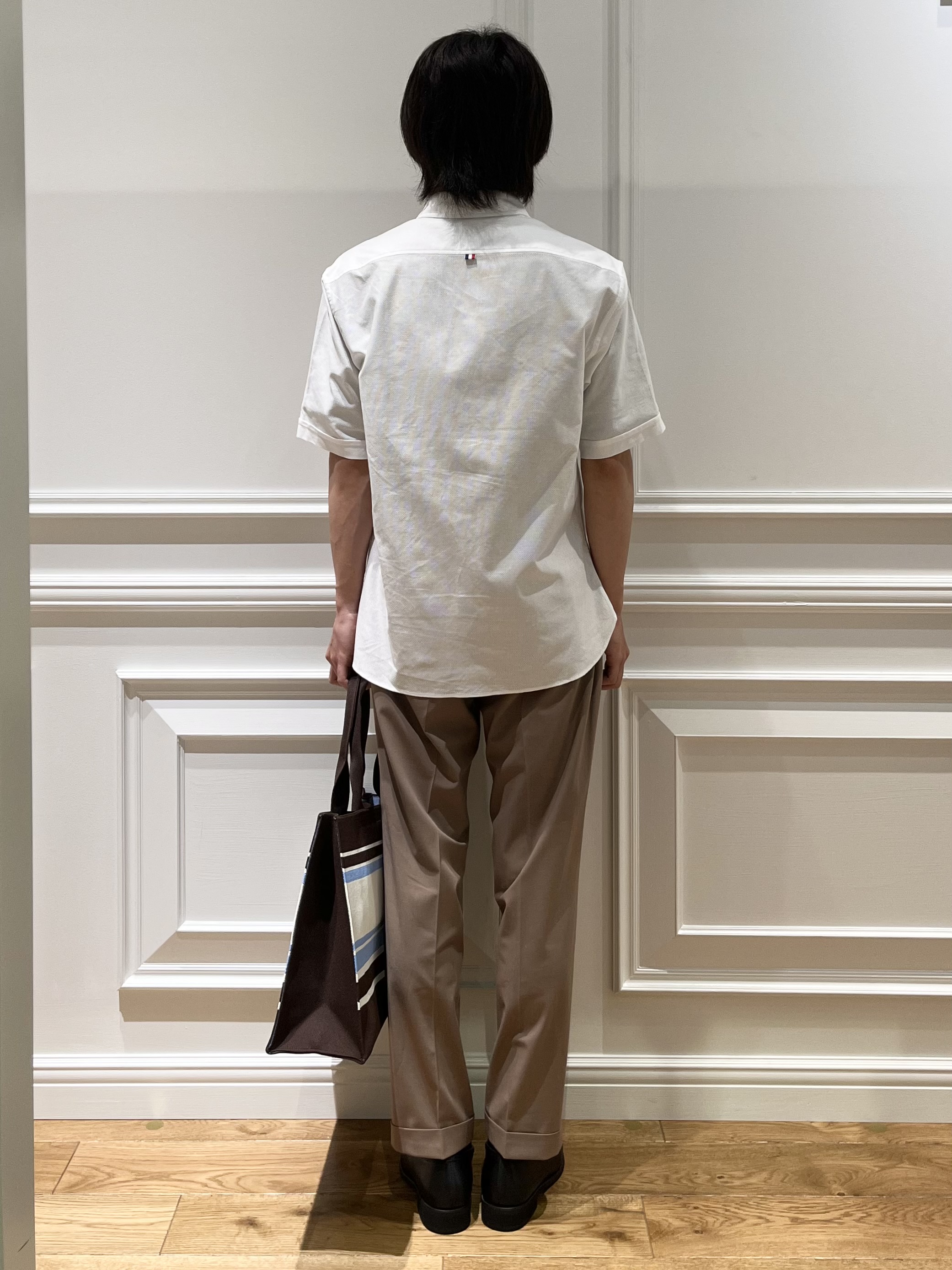 Watanabeさんの「DRESSTERIOR｜【速乾素材】メッシュエアー ハーフスリーブシャツ」を使ったコーディネート