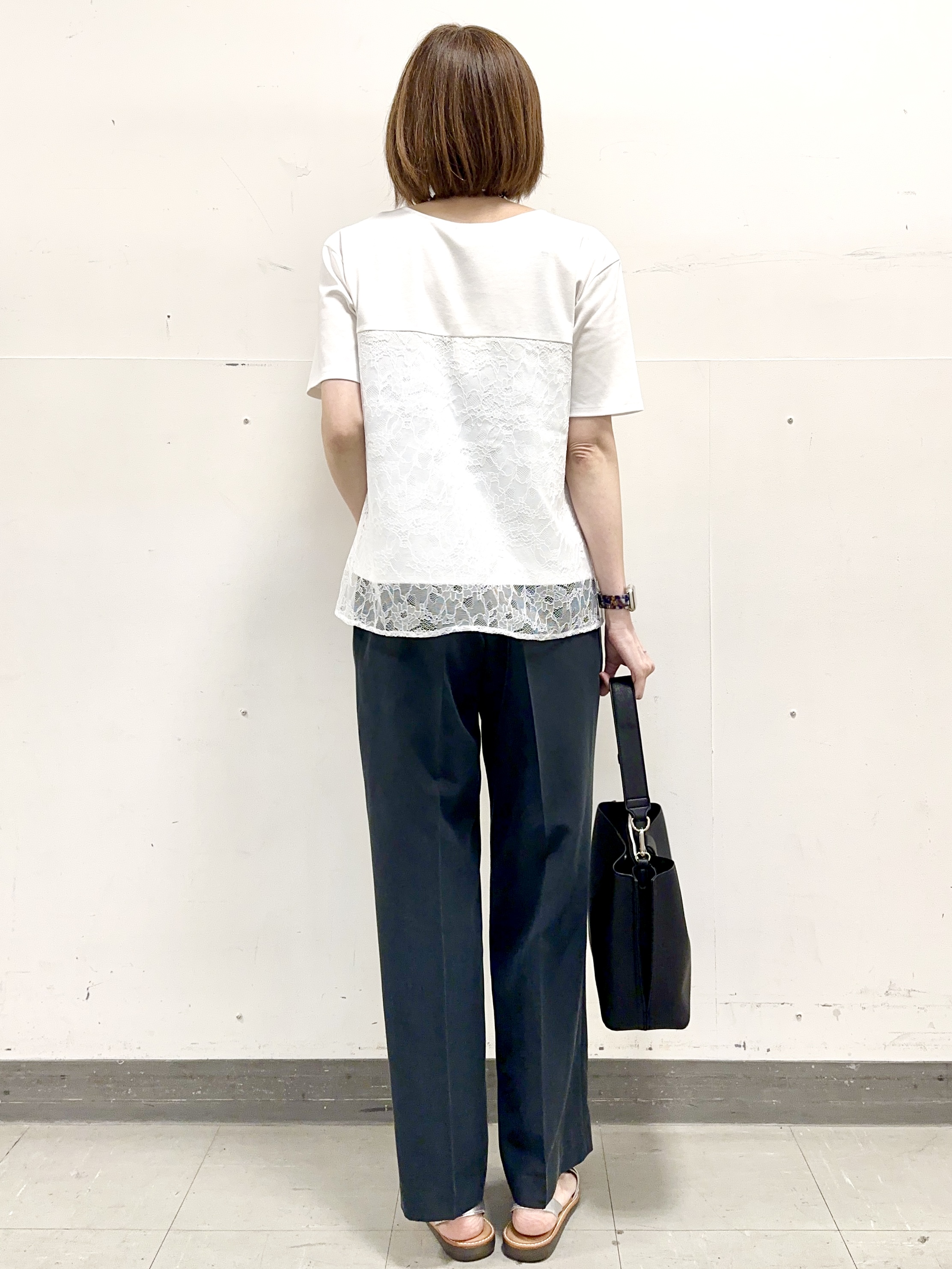 イト子さんの「Reflect｜【UVカット／接触冷感／手洗い可】ラッセルレースプルオーバー」を使ったコーディネート