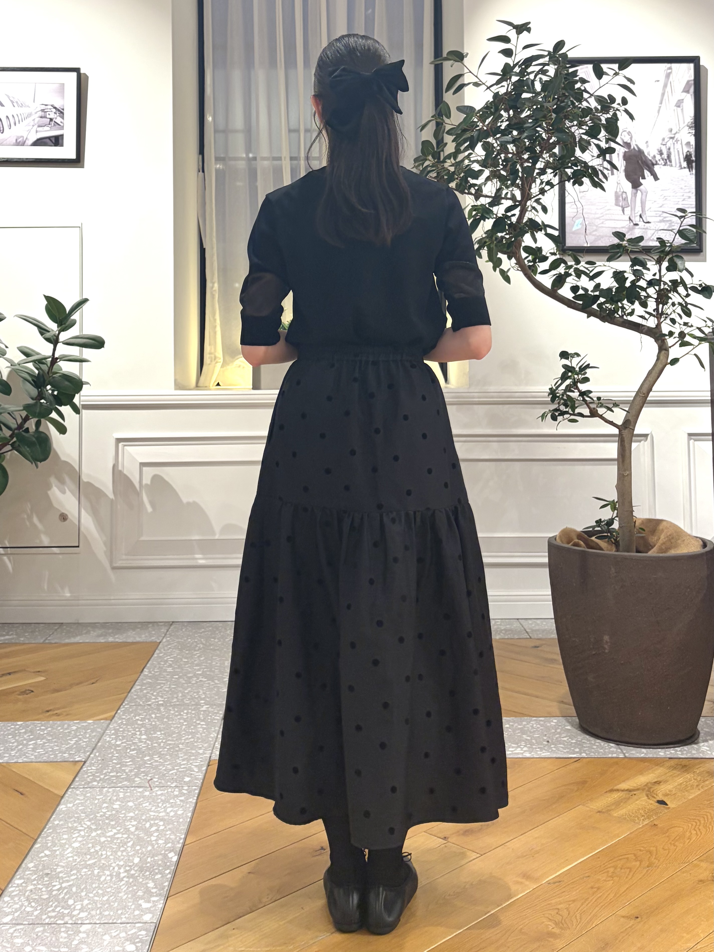 pupiさんの「DRESSTERIOR｜【日本製】ウォッシャブルシアーニットプルオーバー」を使ったコーディネート
