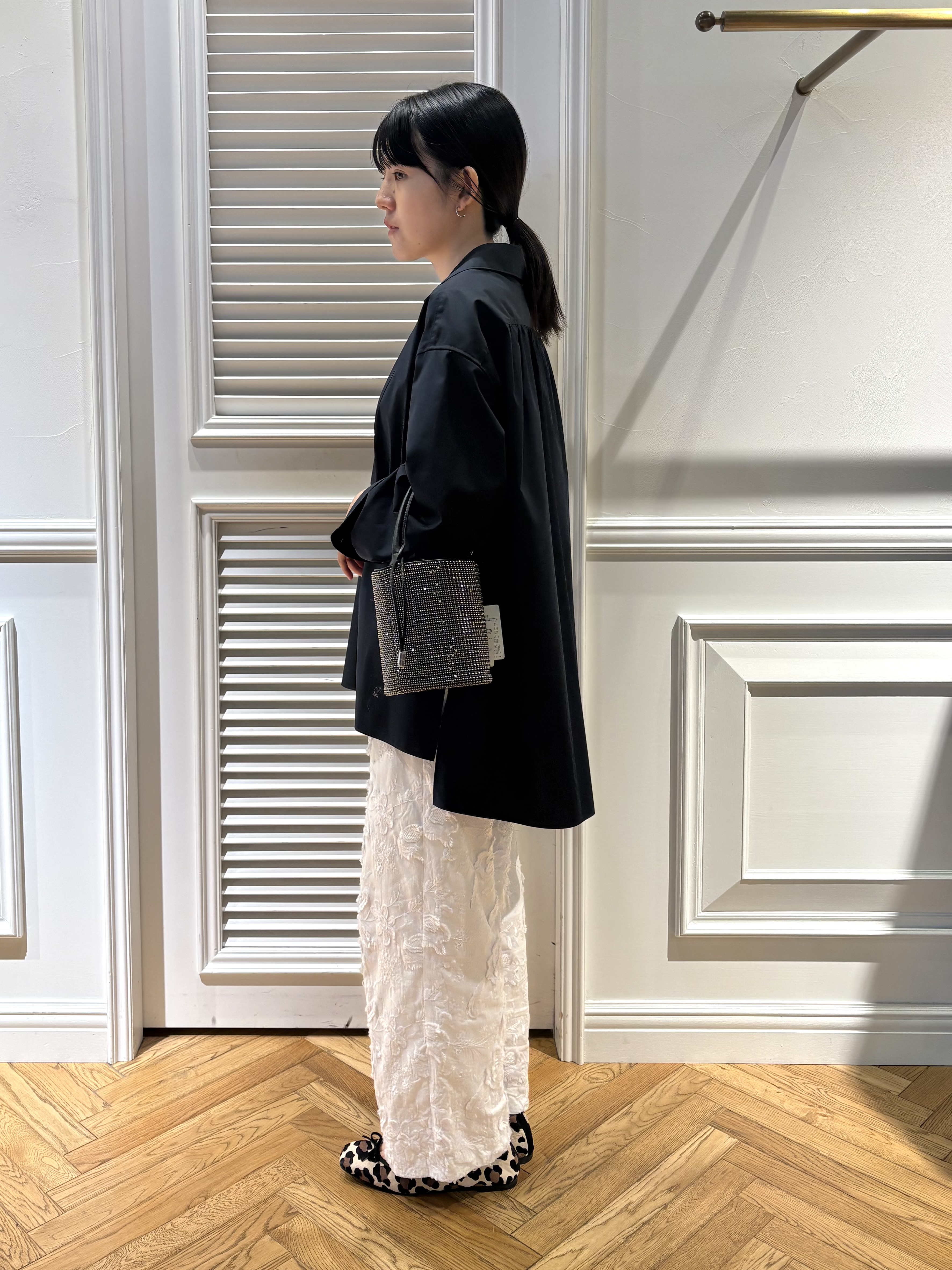 cocoさんの「DRESSTERIOR｜【接触冷感/UVカット/着回し】スキッパーブラウス」を使ったコーディネート