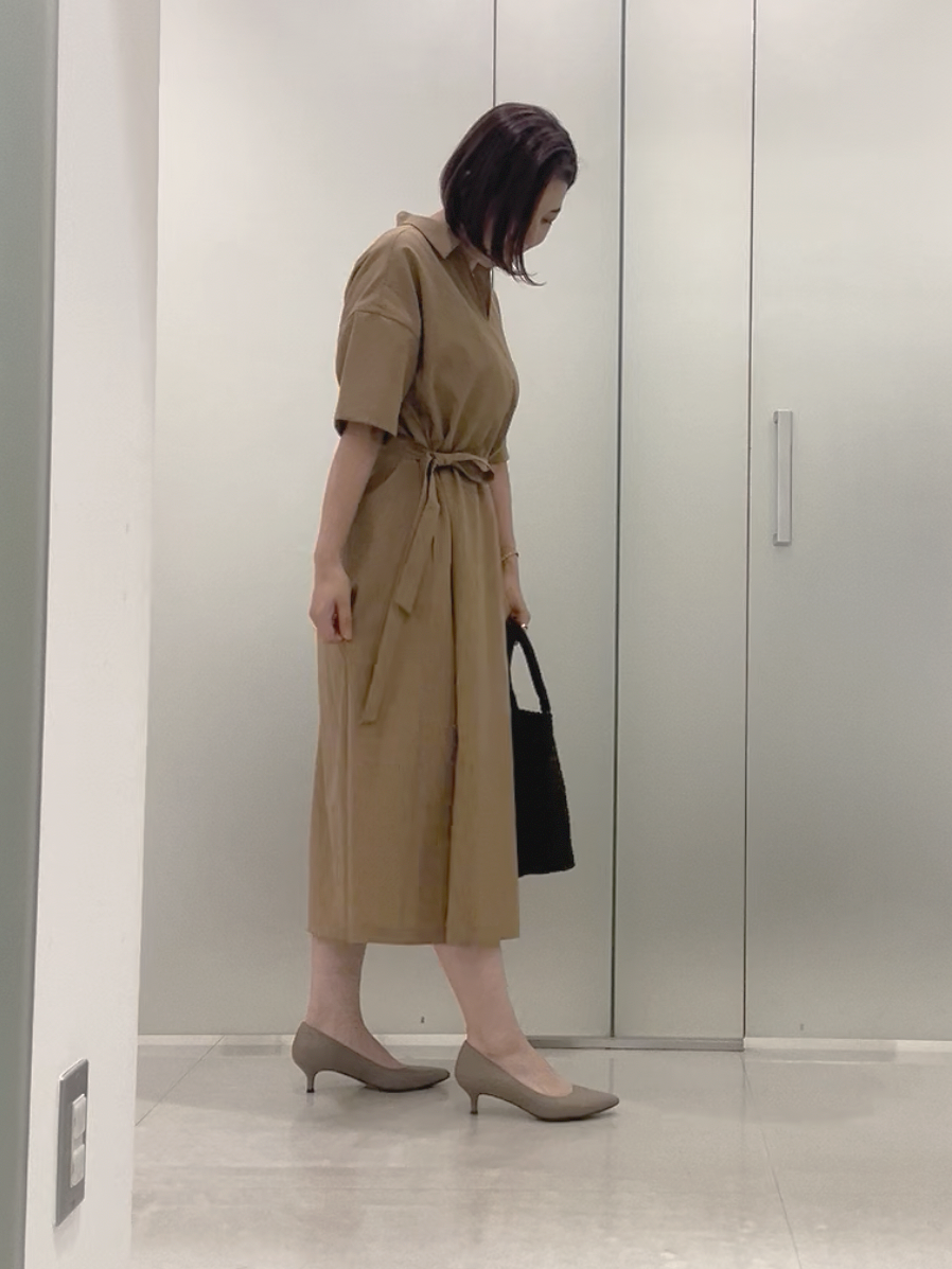 まどかさんの「UNTITLED｜【UVカット/接触冷感/通気性】エアリークールワンピース」を使ったコーディネート