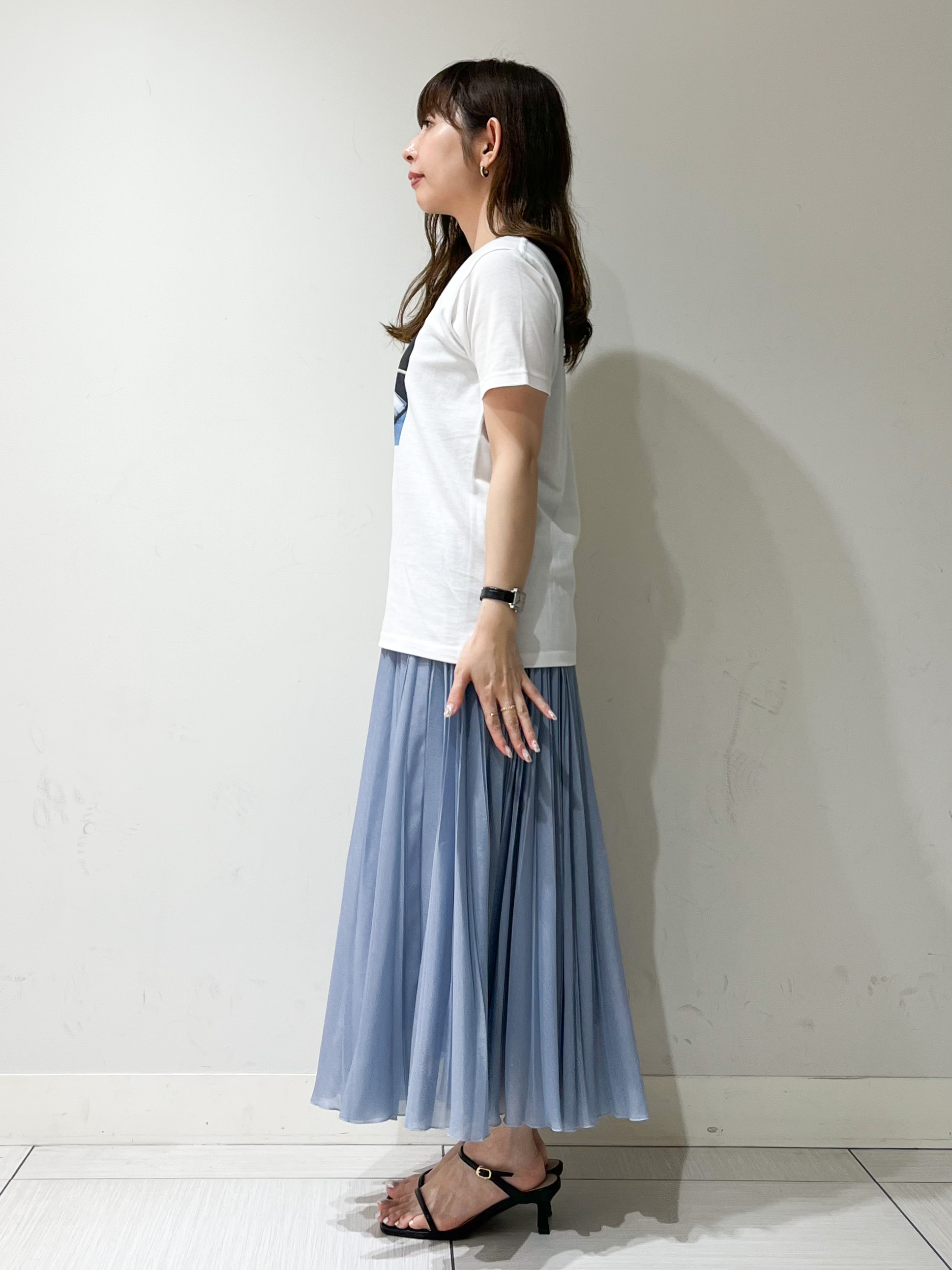 じゅんさんの「DRESSTERIOR｜【別注】マリリンモンロー/カラープリントTシャツ」を使ったコーディネート