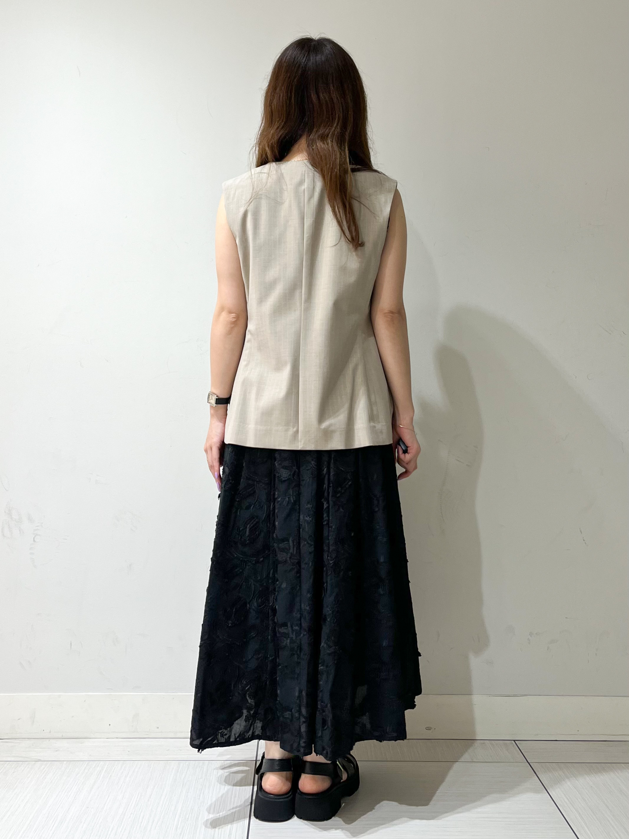 じゅんさんの「DRESSTERIOR｜【セットアップ可/ウォッシャブル】セットアップストライプジレ」を使ったコーディネート