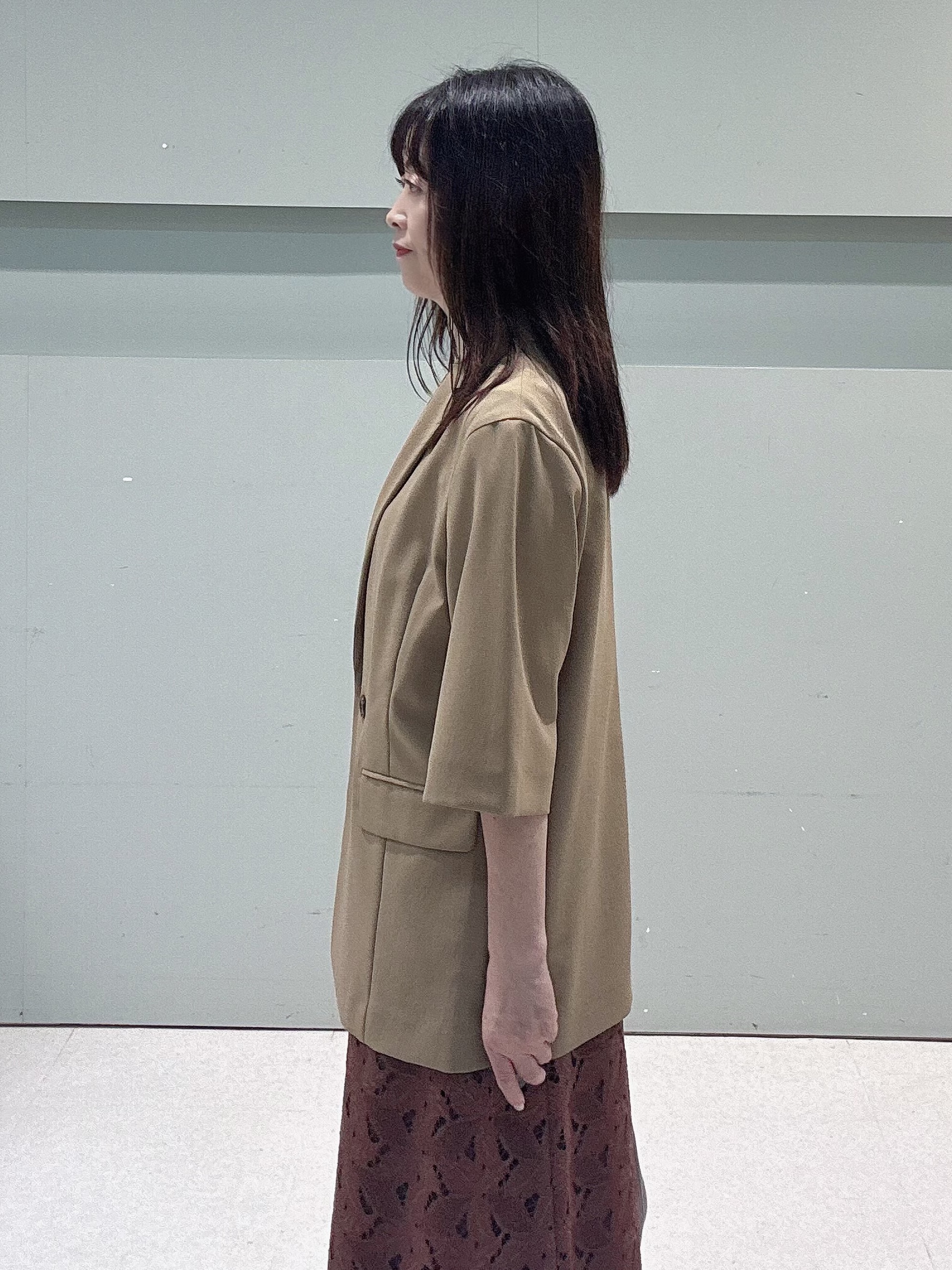 makiさんの「UNTITLED｜【セットアップ可/UVカット/通気性】エアリークール半袖ジャケット」を使ったコーディネート