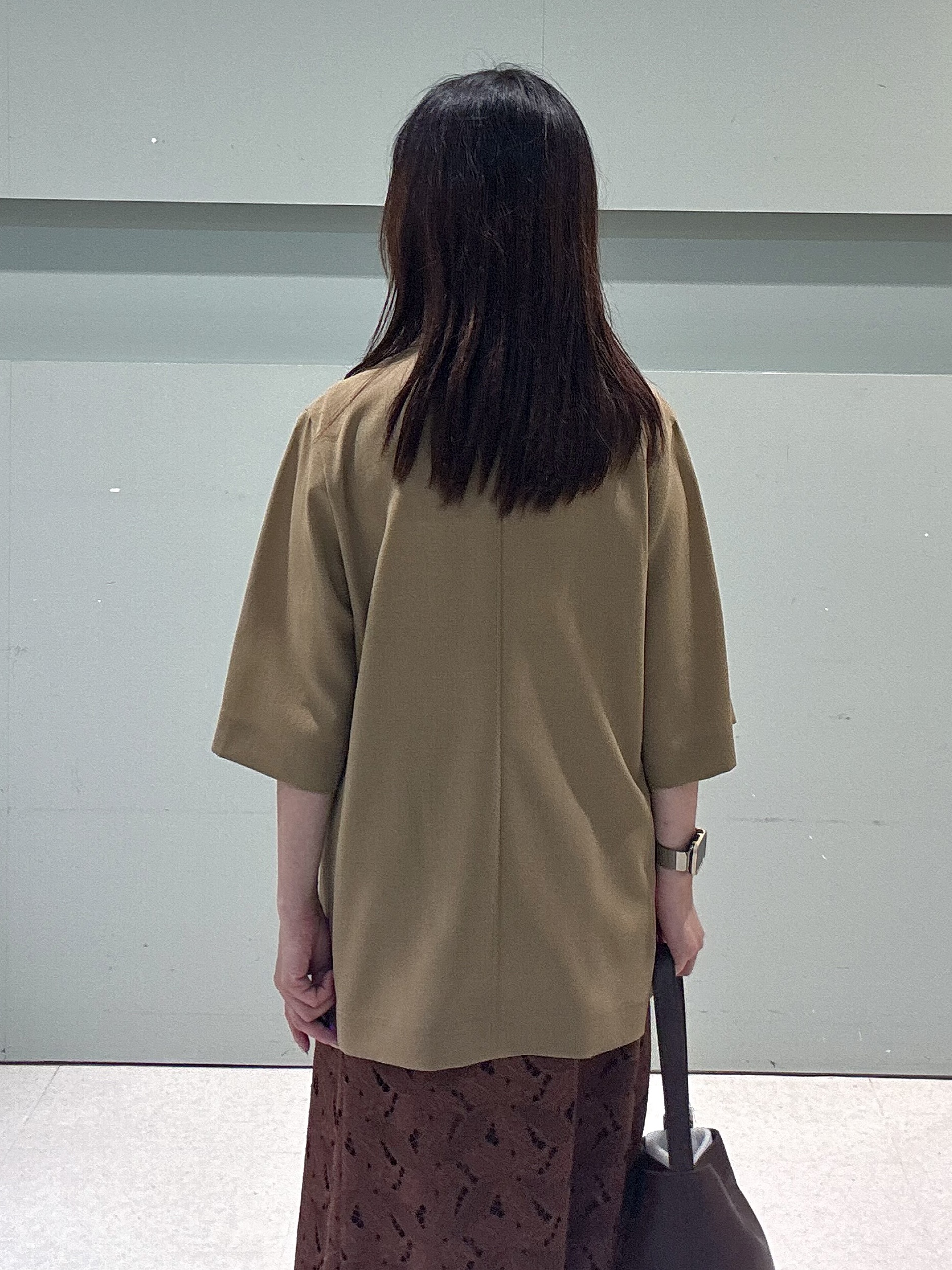 makiさんの「UNTITLED｜【セットアップ可/UVカット/通気性】エアリークール半袖ジャケット」を使ったコーディネート